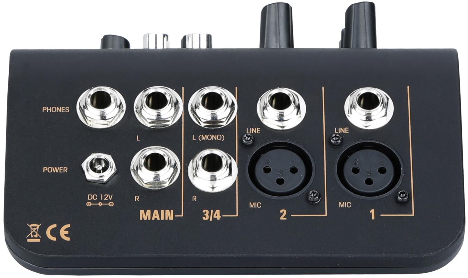 AUDIOPHONY Mixer 3 canaux 2 microphones et 1 stéréo Mi3 (H10909)
