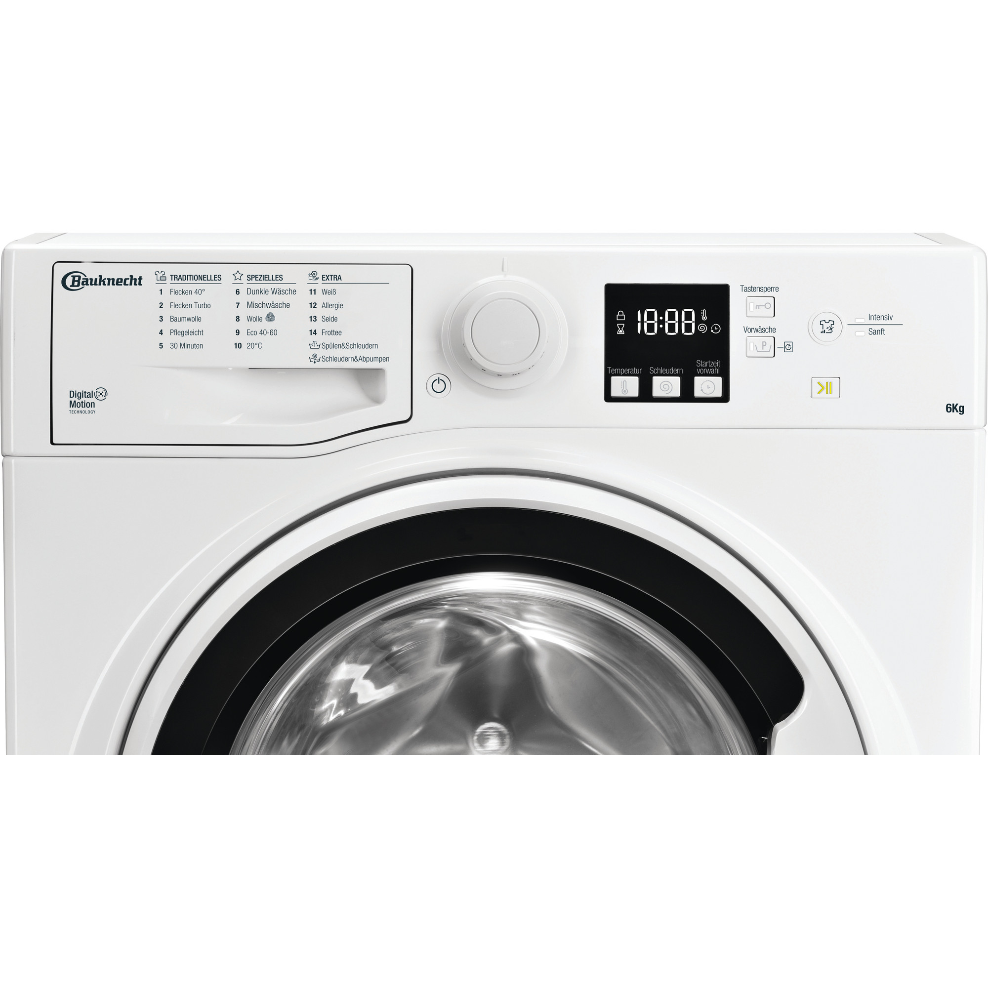 BAUKNECHT WM 62 SLIM N Waschmaschine (6 kg, 1151 U/Min., F)