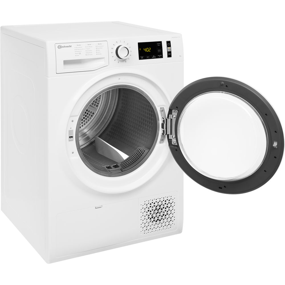 BAUKNECHT T SENSE M11 8X3WK DE Wärmepumpentrockner (8 kg, A+++, Weiß)