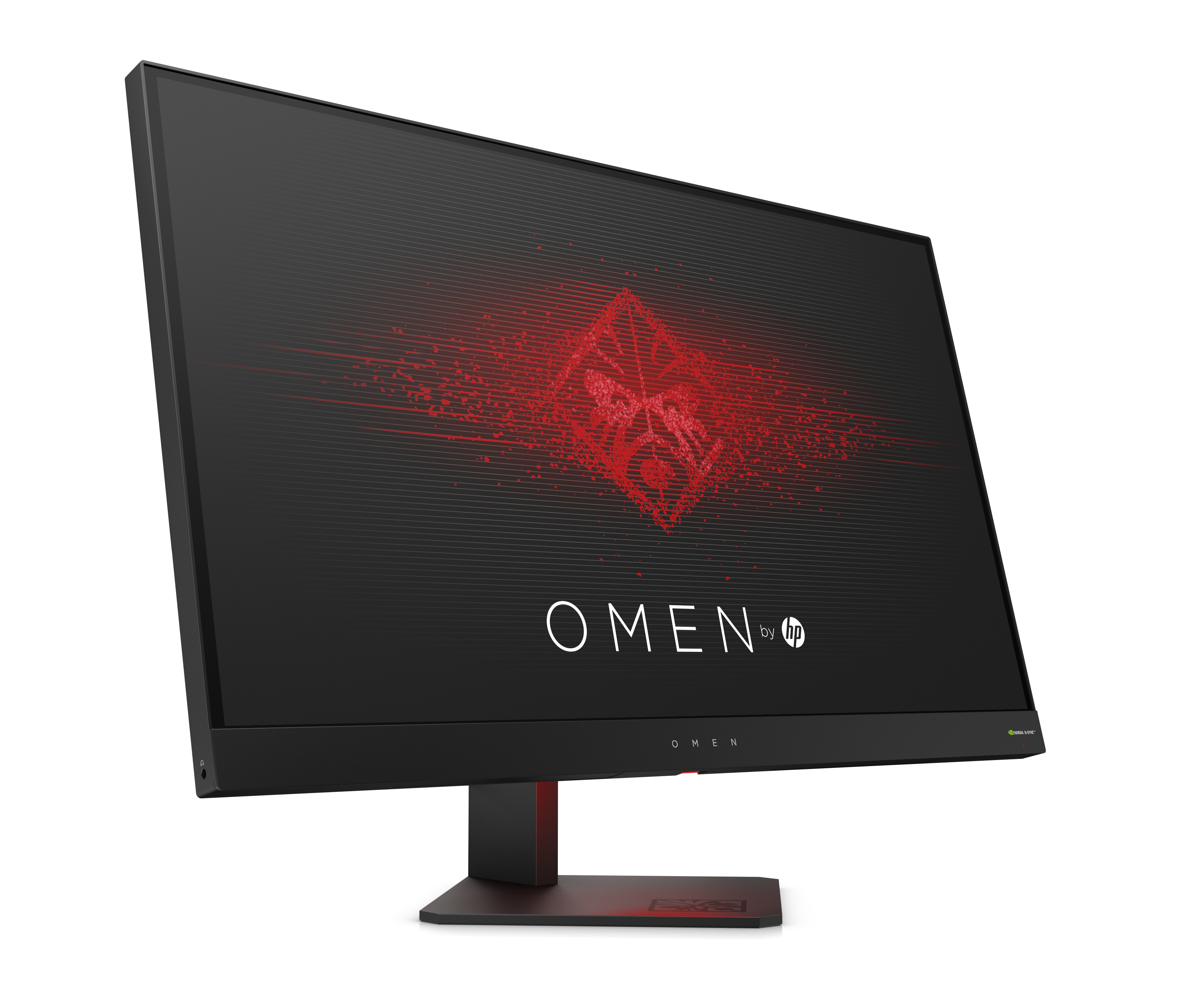 HP Gaming Monitor Omen 27 Zoll LED WQHD TN-Panel - Ausstellungsstück 27 Zoll Monitor, WQHD, 1,8 ms Reaktionszeit, 350 cd/m², Schwarz