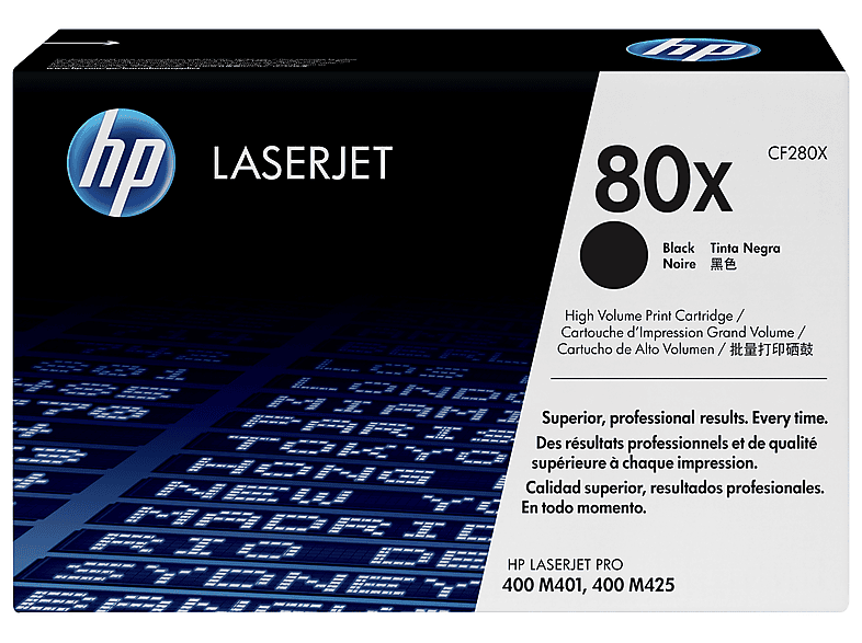 HP Nr. 80X Black (CF280X); Tonerpatrone