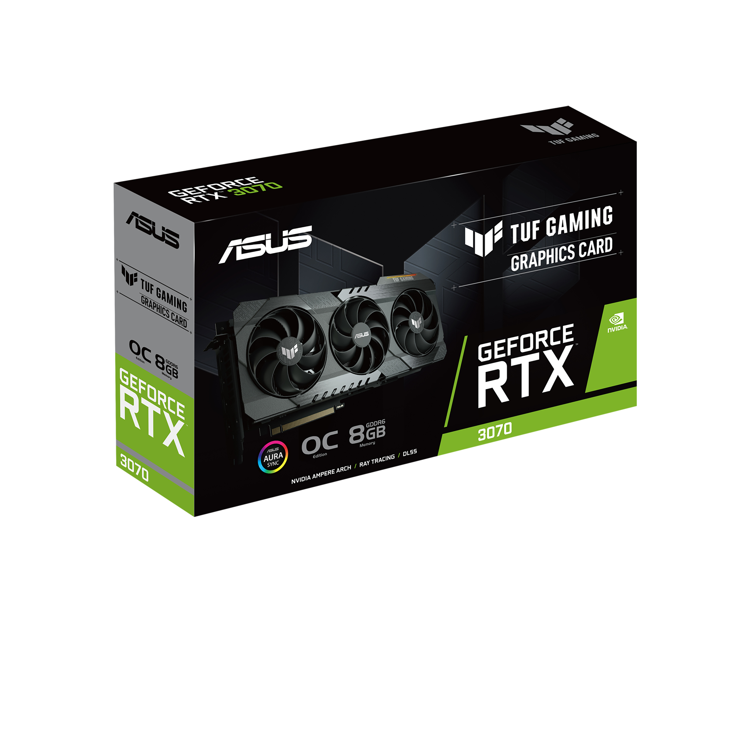 ASUS Grafikkarte TUF Gaming GeForce RTX 3070 OC, TUF-RTX3070-O8G-GAMING, 8GB (90YV0FQ6-M0NA00)