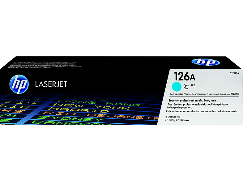 HP Nr. 126A Cyan (CE311A); Tonerpatrone