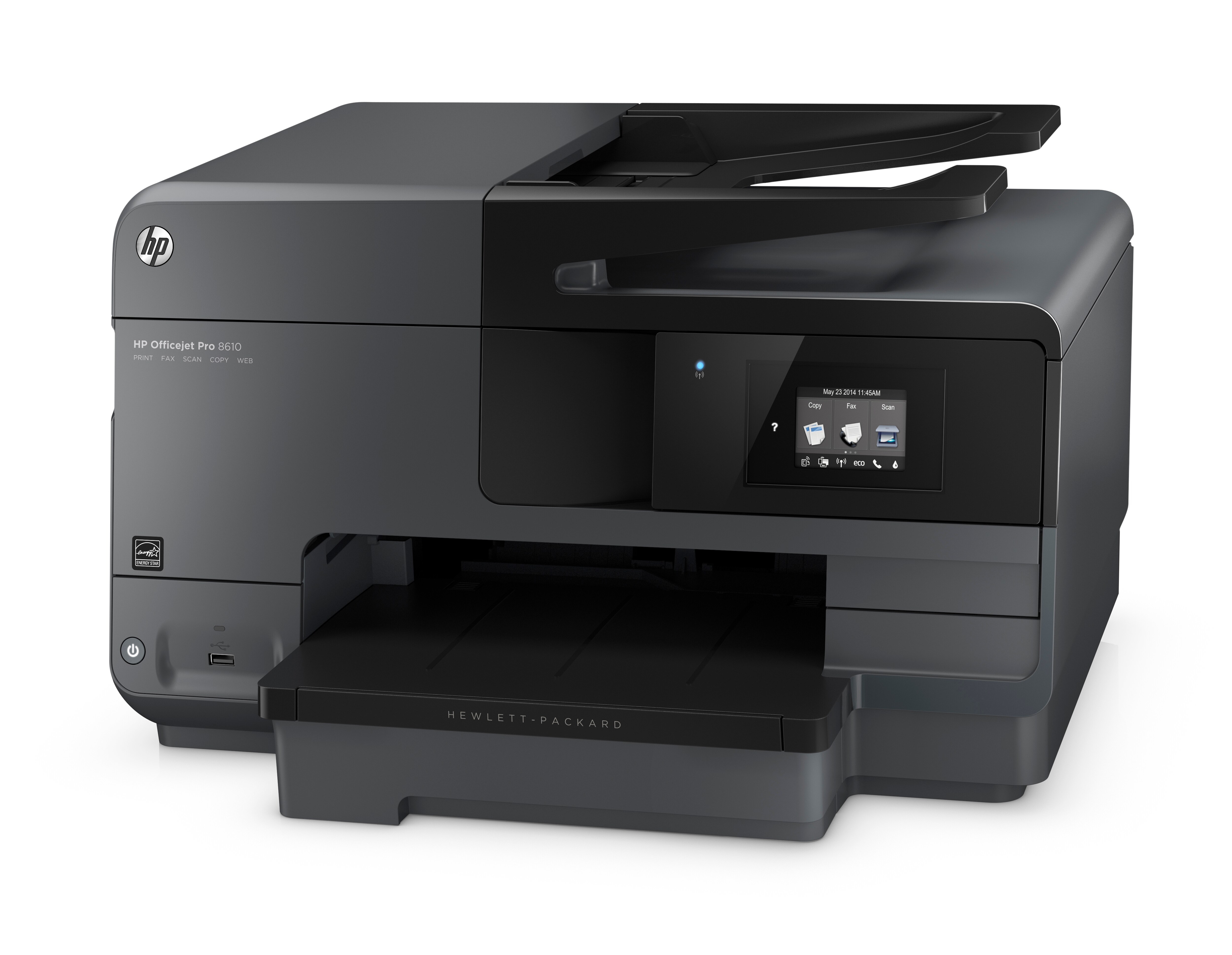 HP Multifunktionsdrucker OfficeJet Pro 8610 All-in-One (A7F64A), Multifunktionsdrucker, schwarz