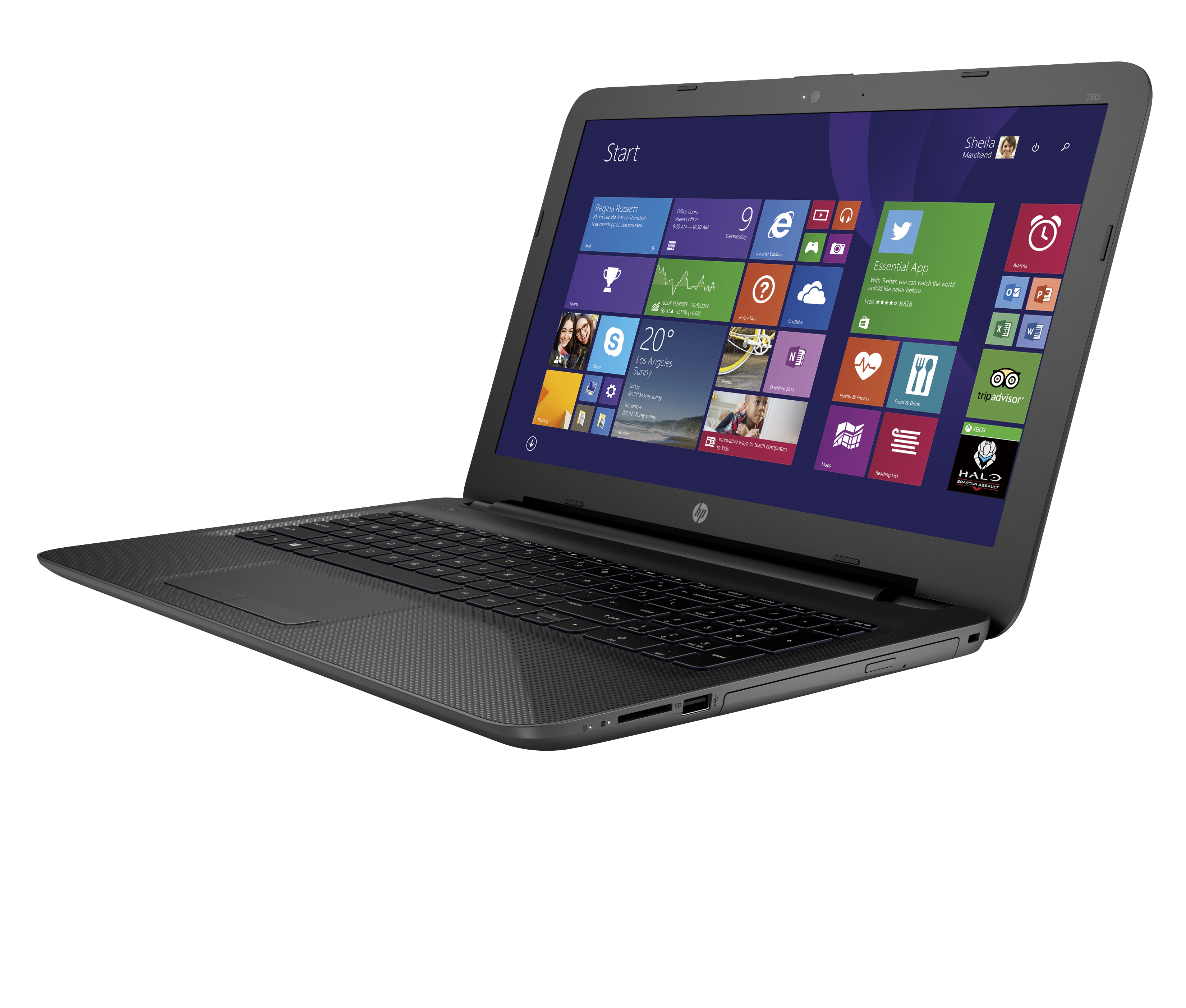 HP 250 G4 (T6N65EA) Notebook, Intel® Core™ i5-5200U Prozessor
(3M Cache, bis zu 2.70 GHz), 4 GB, 500 GB HDD