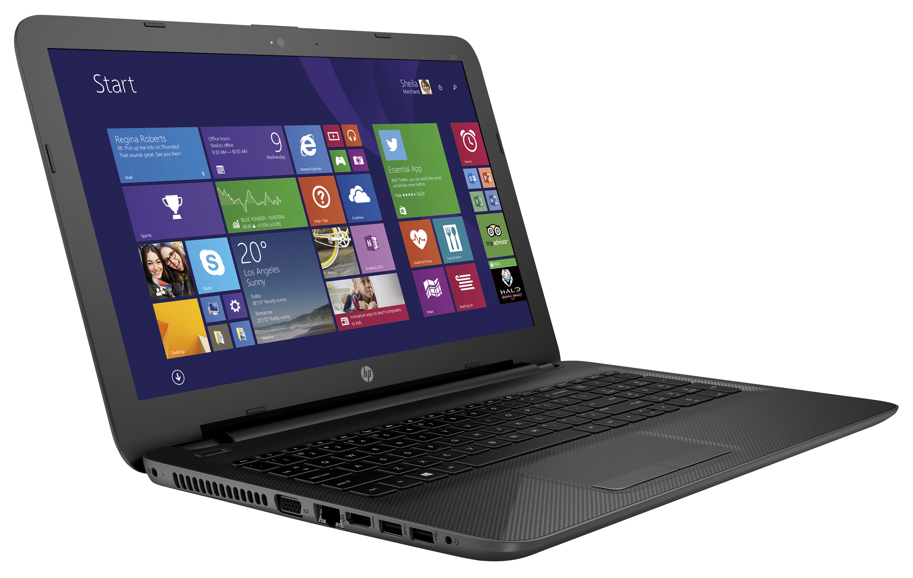 HP 250 G4 (T6N65EA) Notebook, Intel® Core™ i5-5200U Prozessor
(3M Cache, bis zu 2.70 GHz), 4 GB, 500 GB HDD
