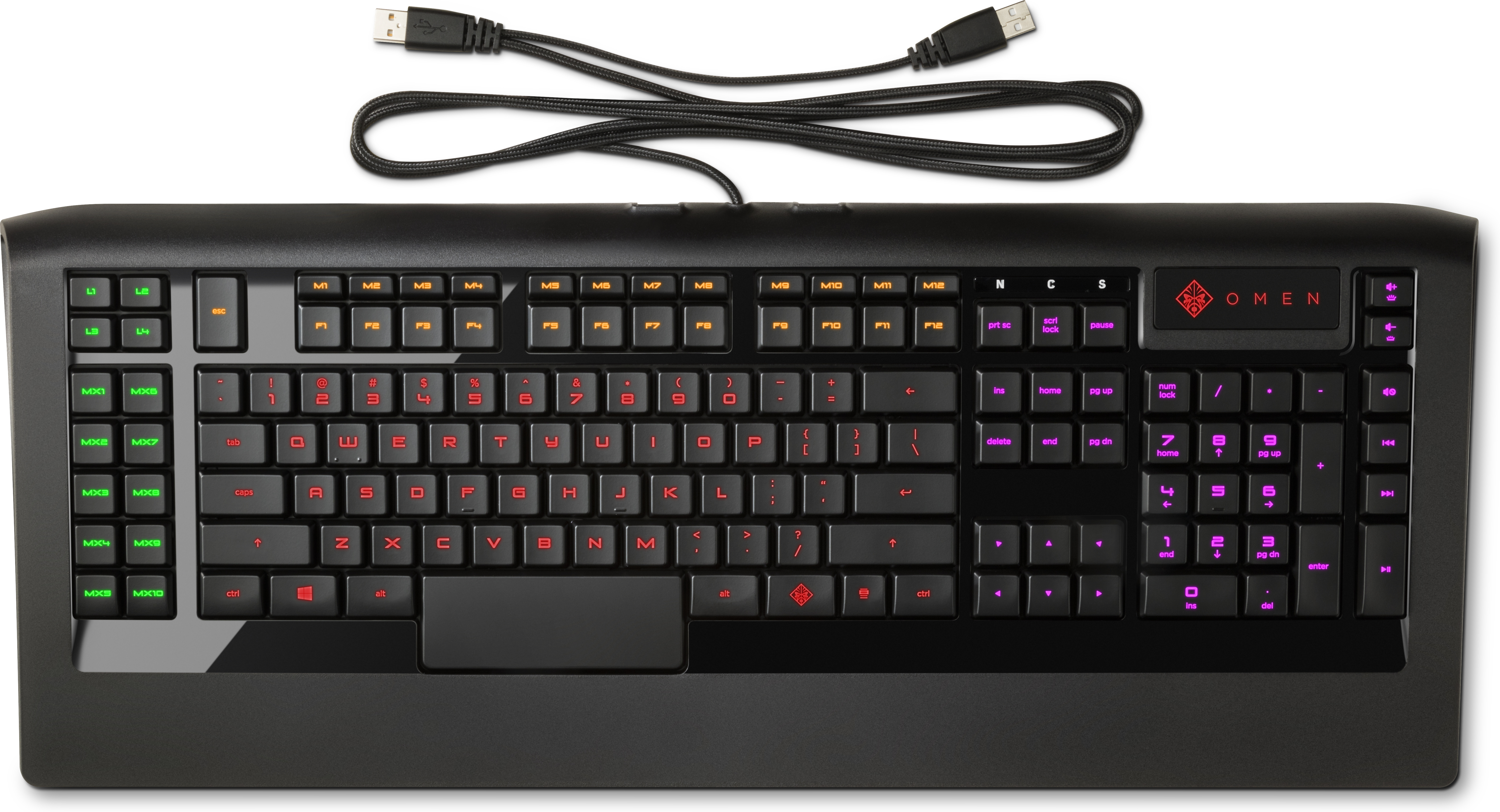 HP Gaming-Tastatur Omen with SteelSeries (X7Z97AA#ABD)