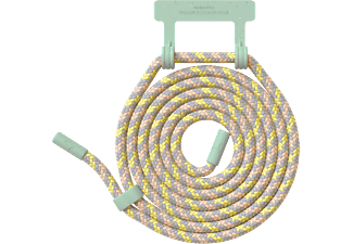WOODCESSORIES Change Cord - Halsketten Modul (Grün/Gelb)