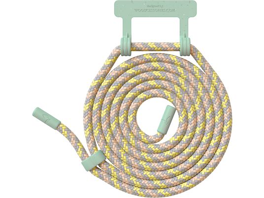 WOODCESSORIES Change Cord - Halsketten Modul (Grün/Gelb)