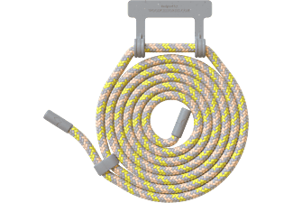 WOODCESSORIES Change Cord - Halsketten Modul (Grau/Gelb)