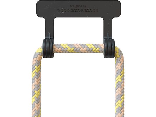 WOODCESSORIES Change Cord - Halsketten Modul (Schwarz/Gelb)
