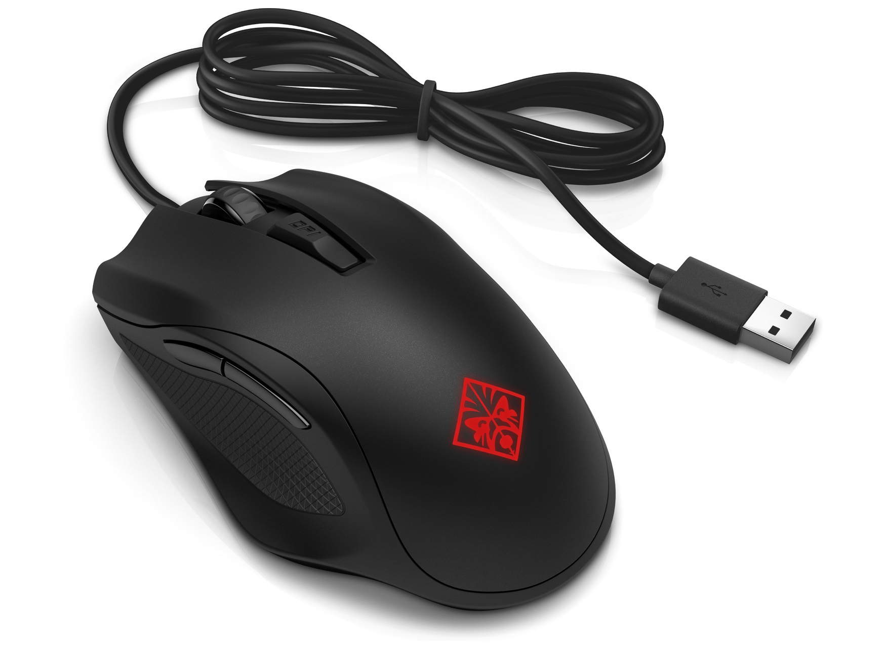 HP Gaming Maus Omen 400, kabelgebunden, schwarz (3ML38AA)