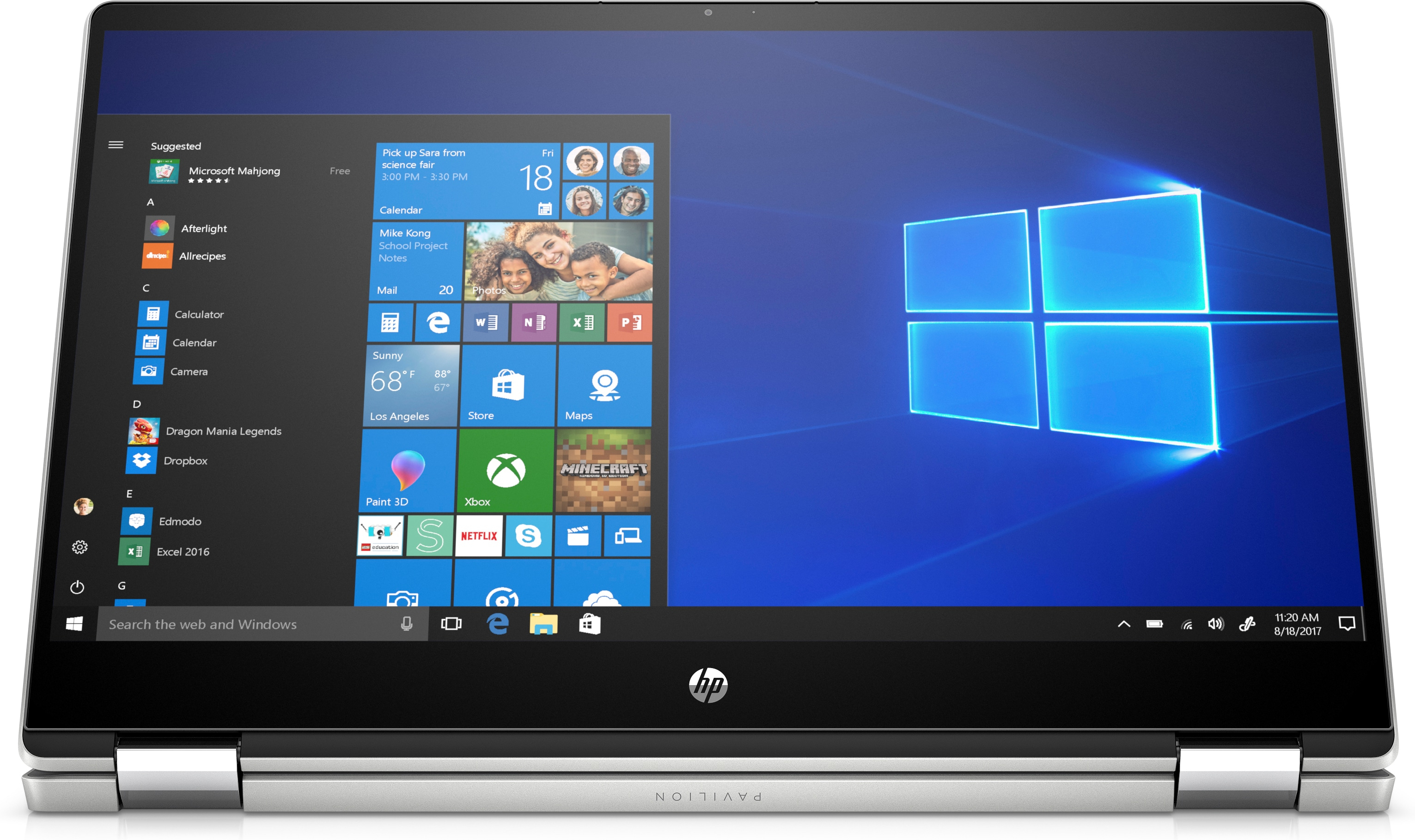 HP Pavilion x360 15-dq1794nz - Convertible 2 in 1 Laptop (15.6 ", 512 GB SSD, Silber)