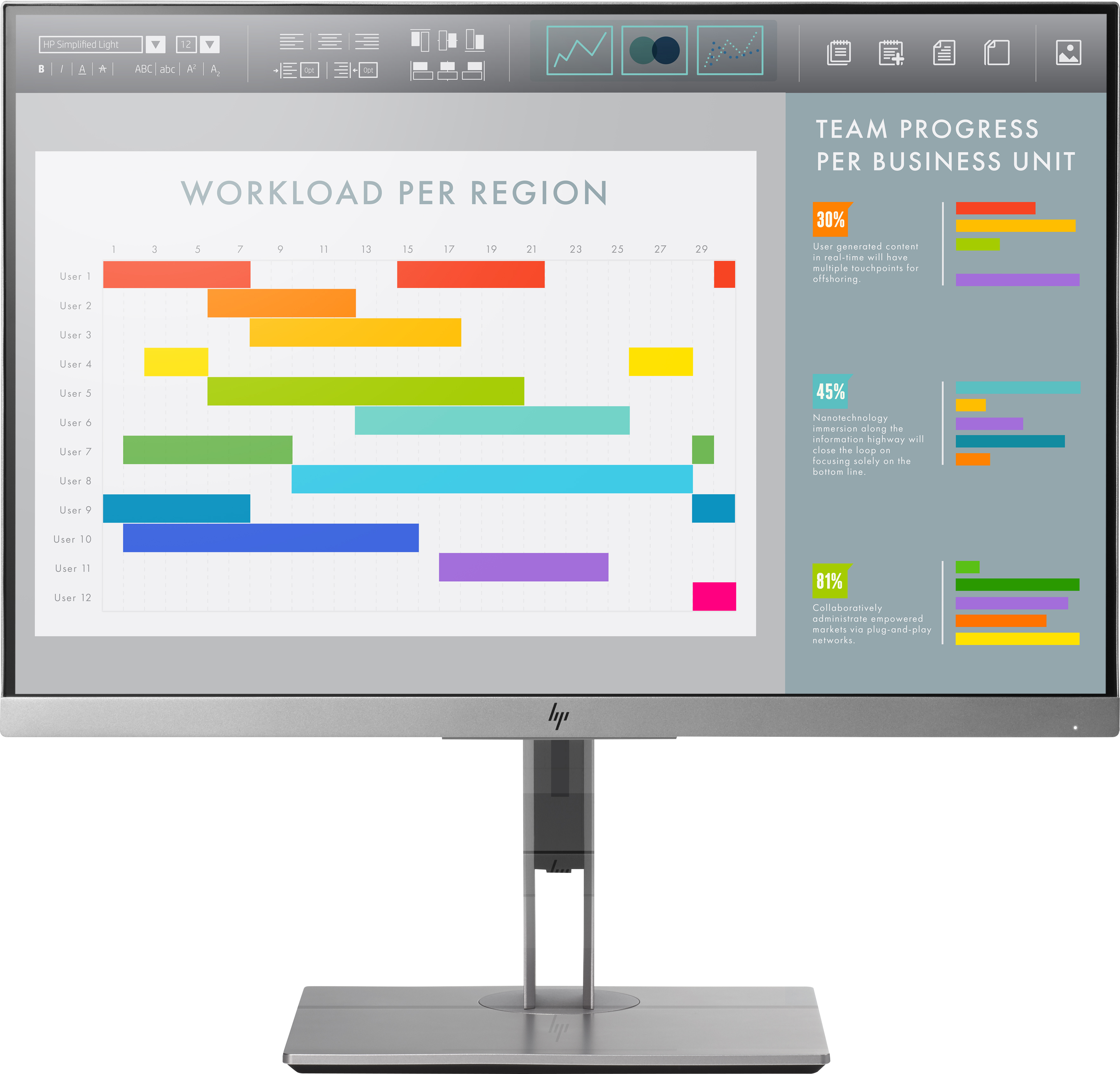 HP EliteDisplay E243i - Monitor, 24 ", Full-HD, 60 Hz, Schwarz, Silber