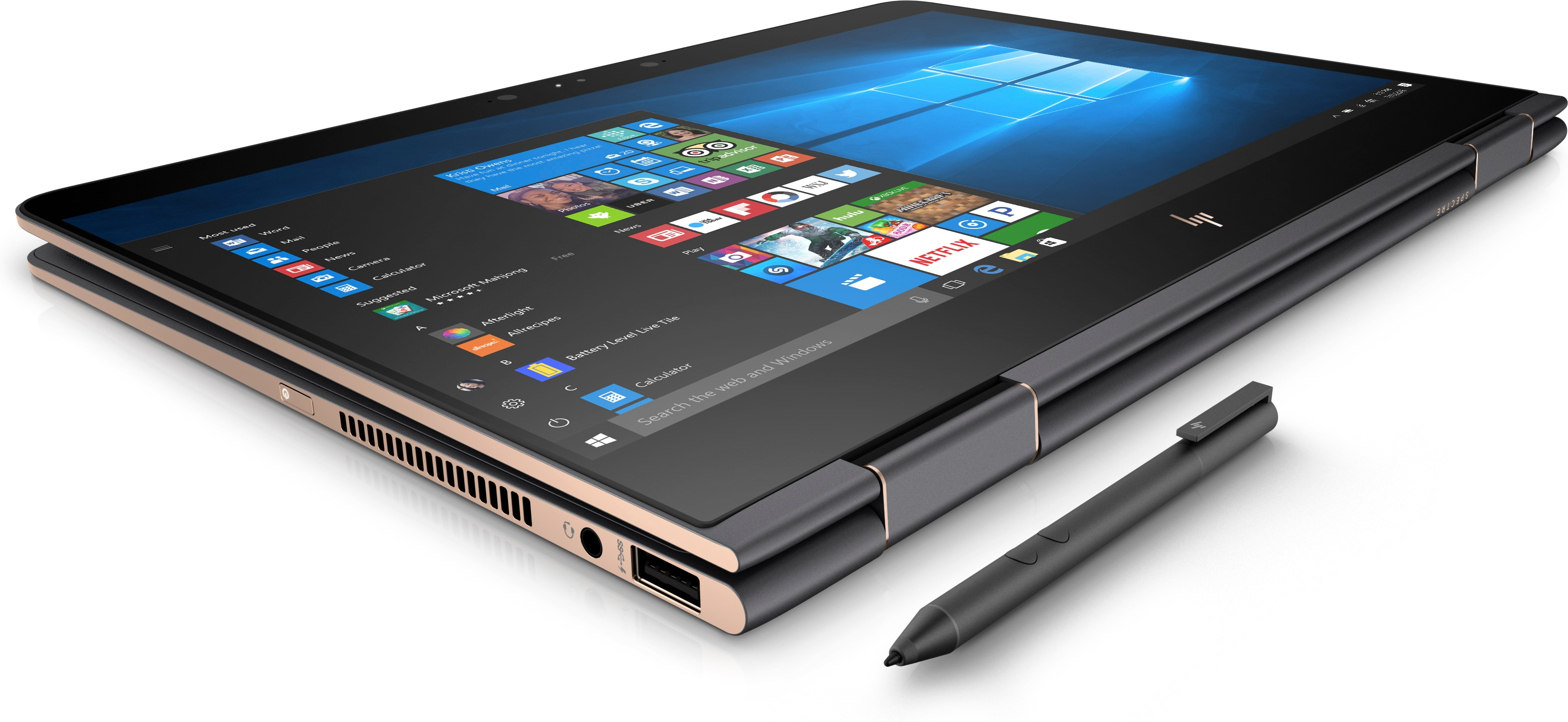 HP Spectre x360 13-ae034ng - 13,3 Zoll - Intel® Core™ i7 i7-8550U - 16 GB - 1 TB - Intel® UHD 620 - Windows 10 Home (64 Bit)