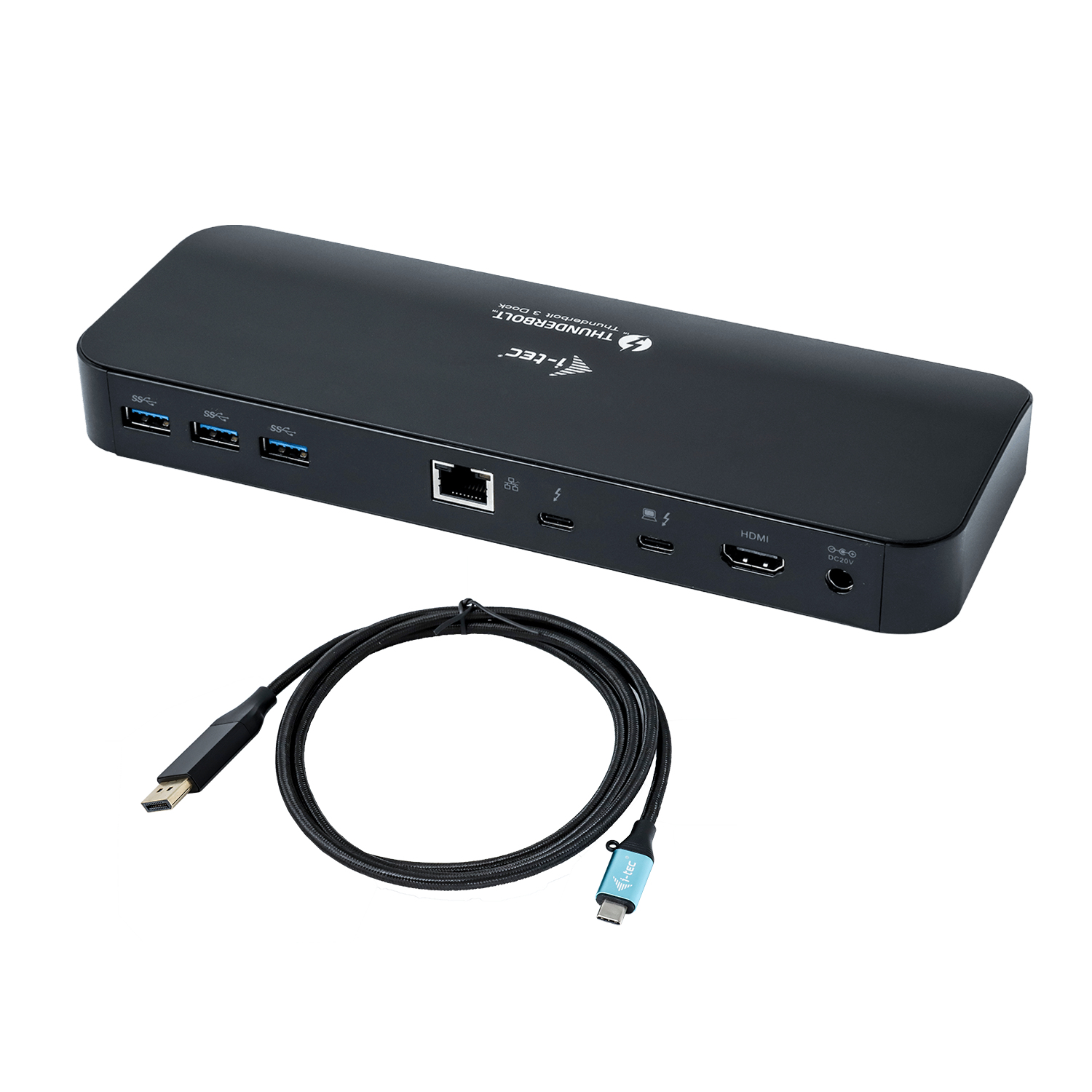 I-TEC TB3HDMIDOCKPLUS Dockingstation, Schwarz