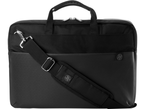HP Duoton Notebooktasche Aktentasche für Universal, Schwarz/Silber