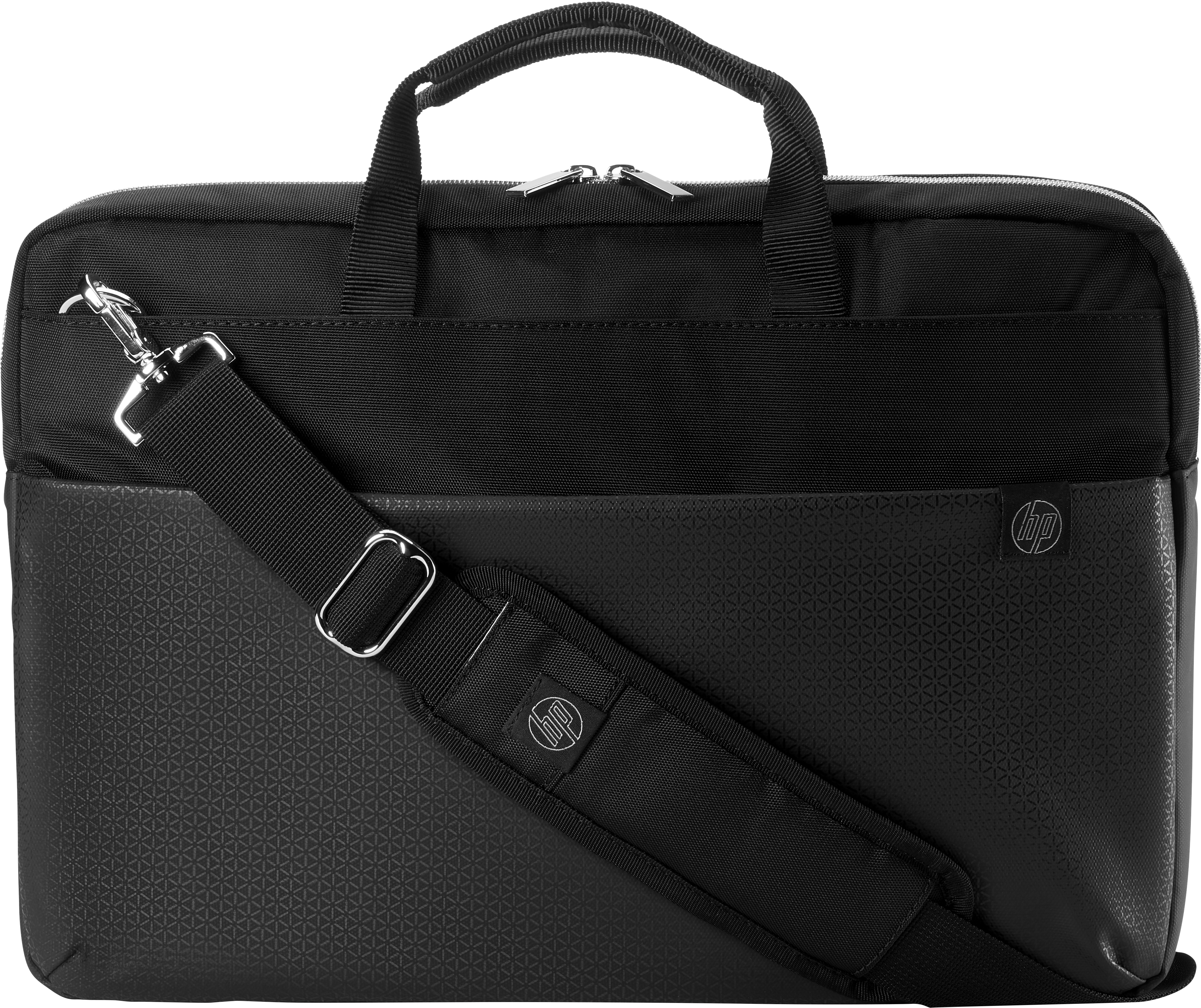 HP Duoton Notebooktasche Aktentasche für Universal, Schwarz/Silber