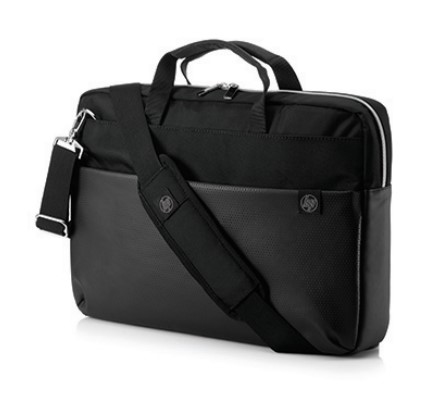 HP Duoton Notebooktasche Aktentasche für Universal, Schwarz/Silber