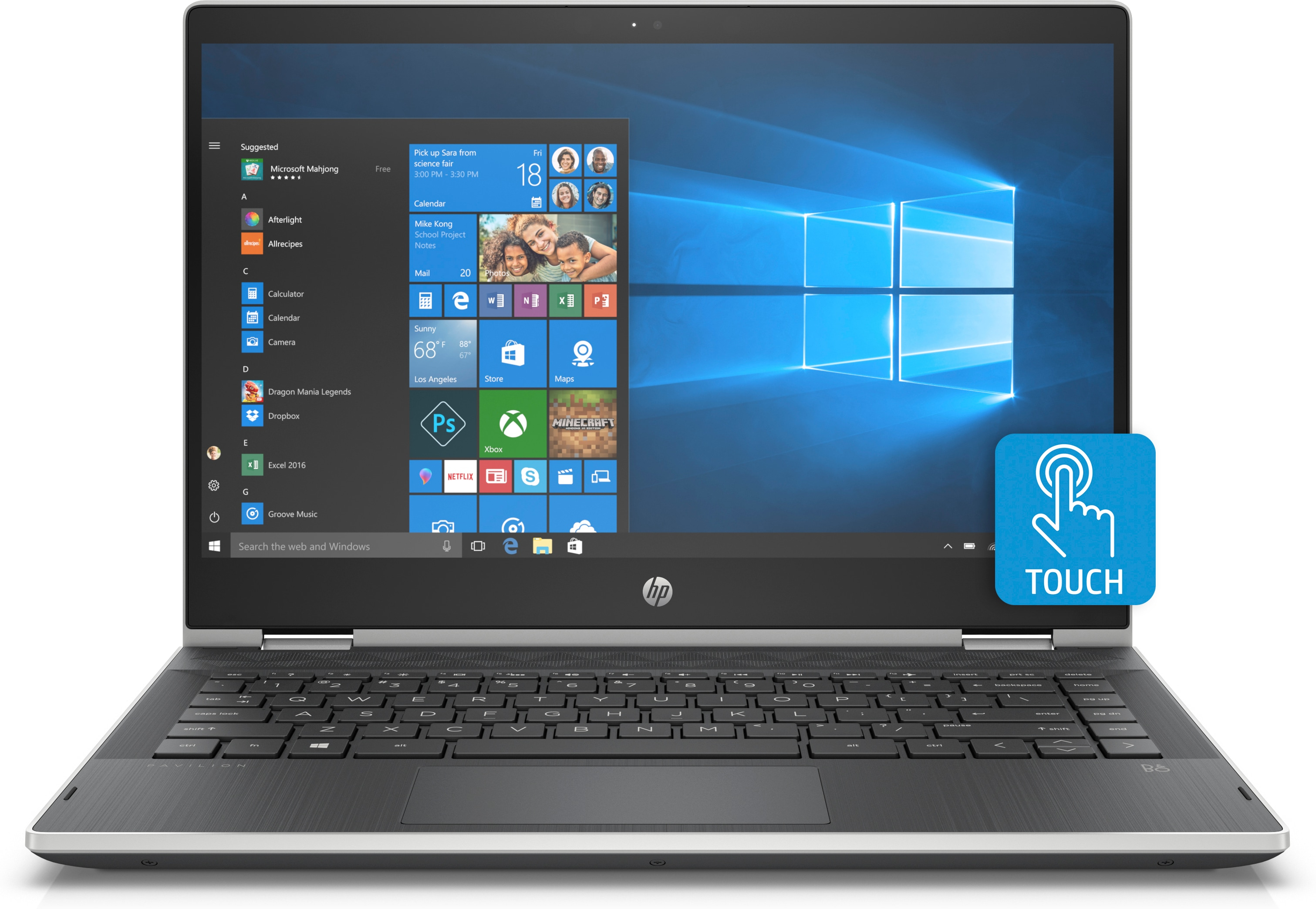 HP 14-cd0302ng - 14 Zoll - Intel® Core™ i3 i3-8130U - 8 GB - 256 GB - NVIDIA GeForce® MX130 - Windows 10 Home (64 Bit)