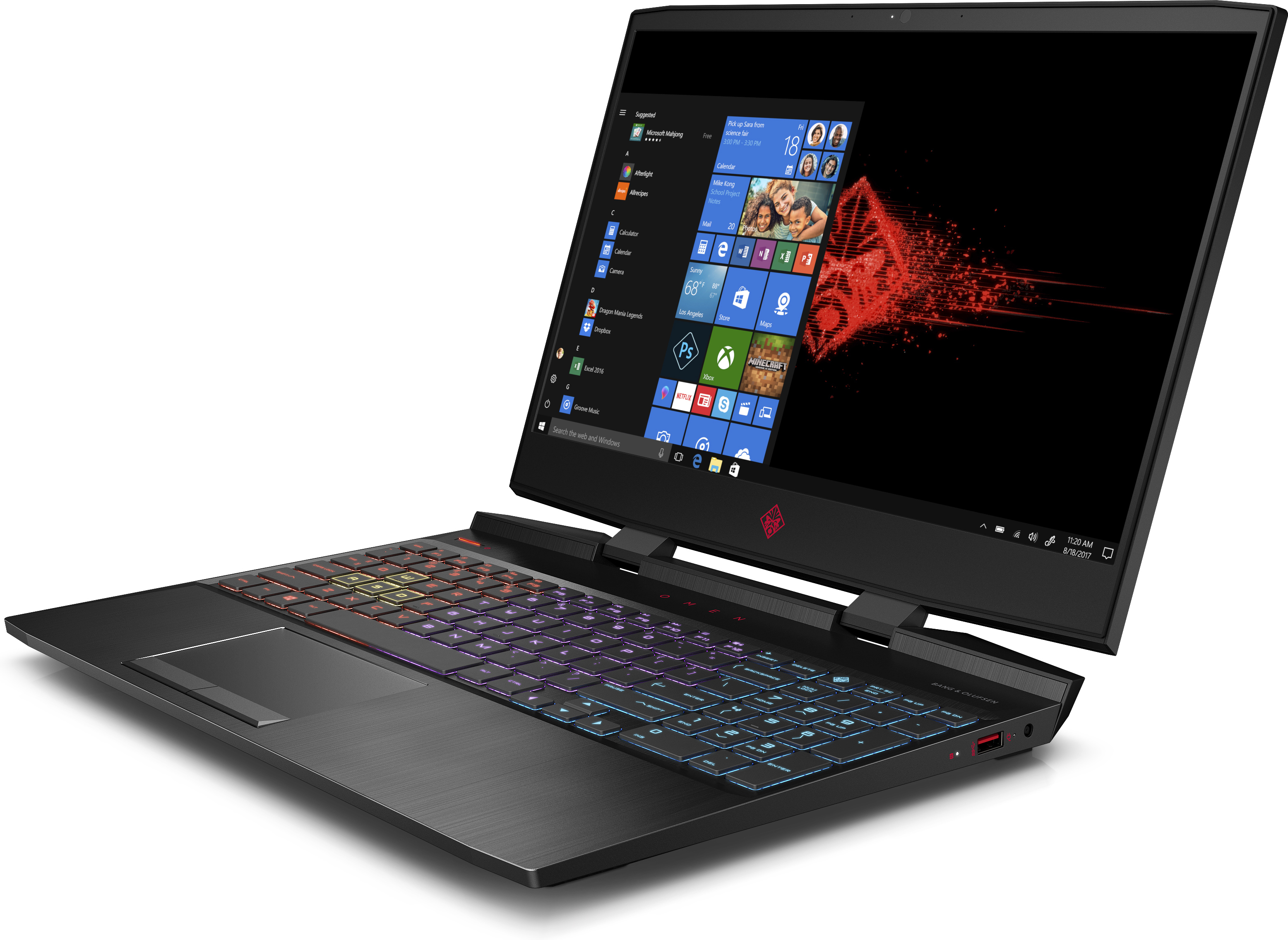 HP OMEN 15-DC1300NG - 15,6 Zoll - Intel® Core™ i5 i5-8300H - 16 GB - 256 GB - NVIDIA GeForce RTX™ 2060 - Windows 10 Home (64 Bit)
