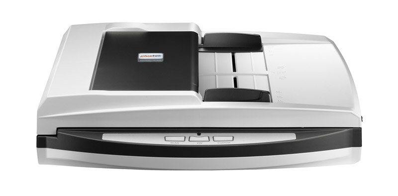 PLUSTEK SmartOffice PL4080 Dokumentenscanner , Flachbett: bis zu 1.200 x 1.200 dpi, ADF: bis zu 600 x 600 dpi, Dual-CIS