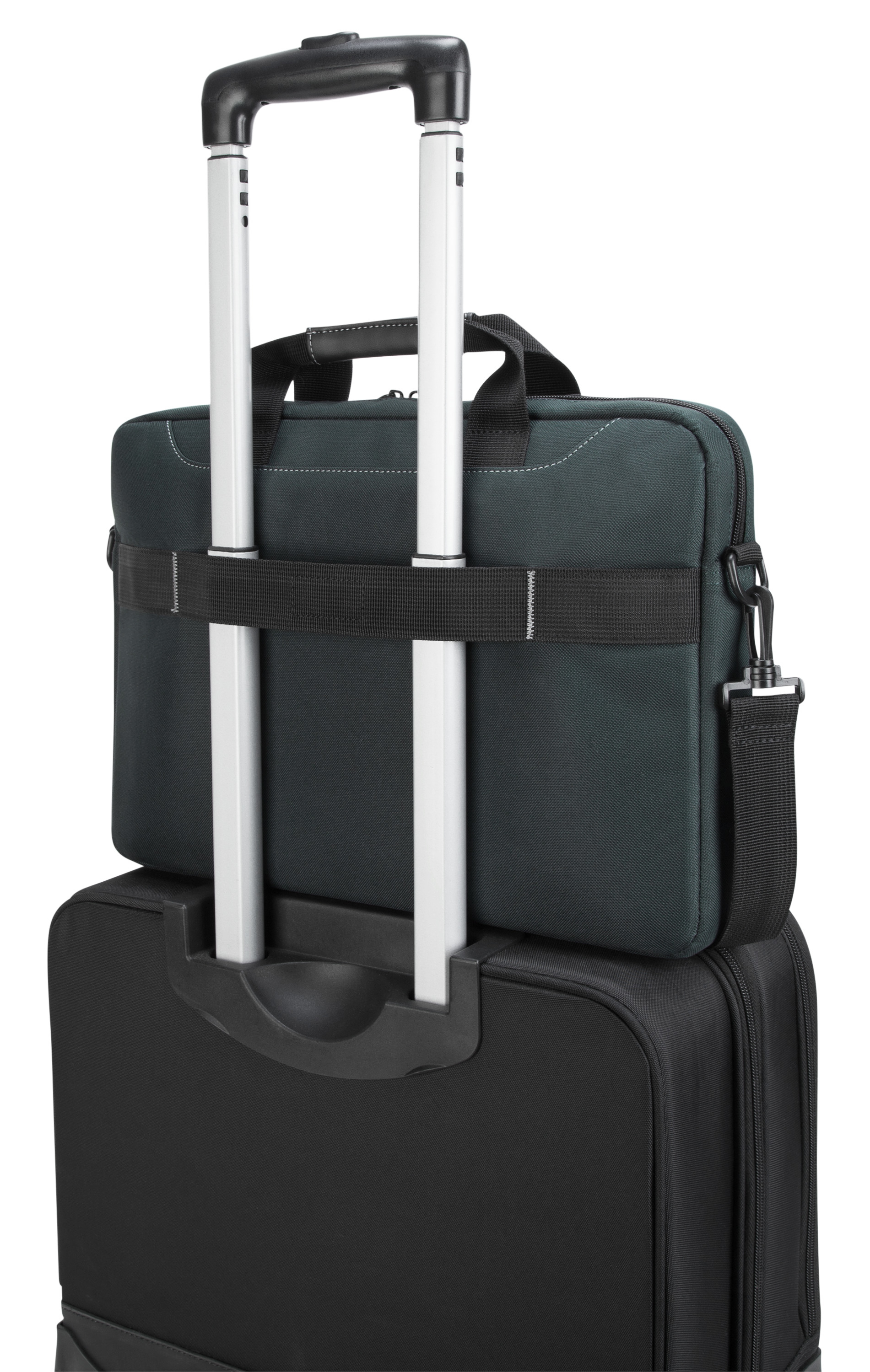 TARGUS Geolite Essential Notebooktasche Umhängetasche für Universal Polyurethan/Nylon, Dunkles Petrol