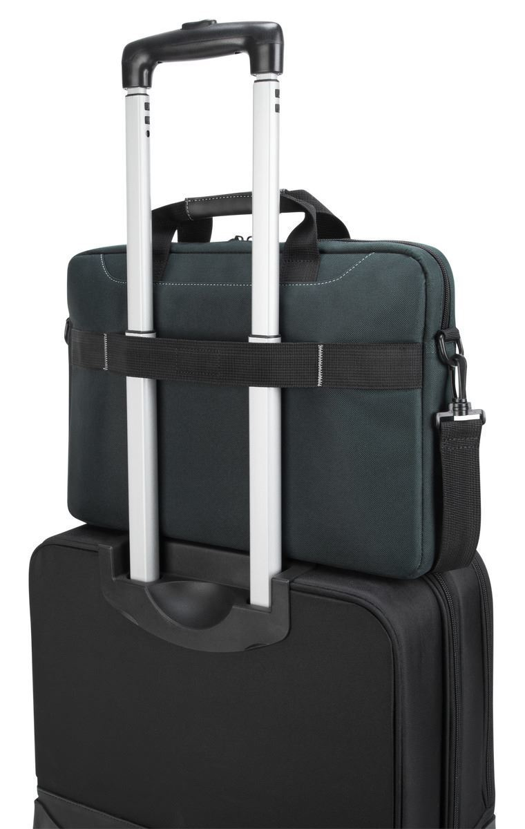 TARGUS Geolite Essential 17.3" Notebooktasche Umhängetasche für Universal Polyurethan/Nylon, Dunkles Petrol