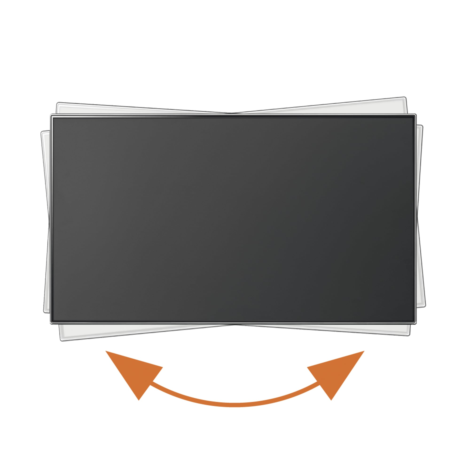 VOGEL´S WALL 3345 TV-Wandhalterung für 102-165 cm (40-65 Zoll) Fernseher, drehbar und neigbar,schwar Wandhalterung, max. 65 Zoll, Schwenkbar, Neigbar, Schwarz