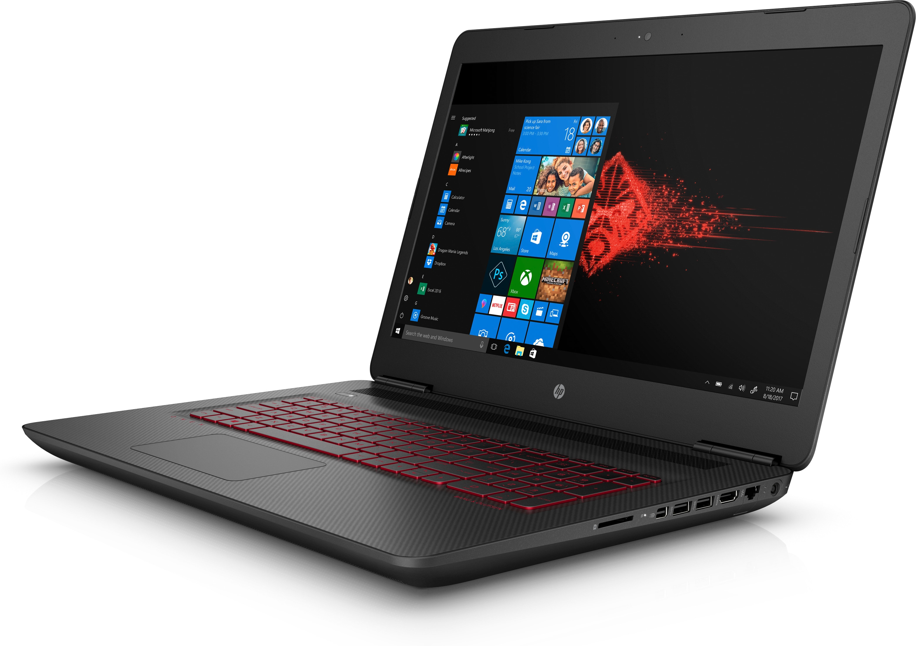 HP OMEN 17-w225ng - 17,3 Zoll - Intel® Core™ i7 i7-7700HQ - 16 GB - 1 TB - NVIDIA GeForce® GTX 1060 - Windows 10 Home (64 Bit)