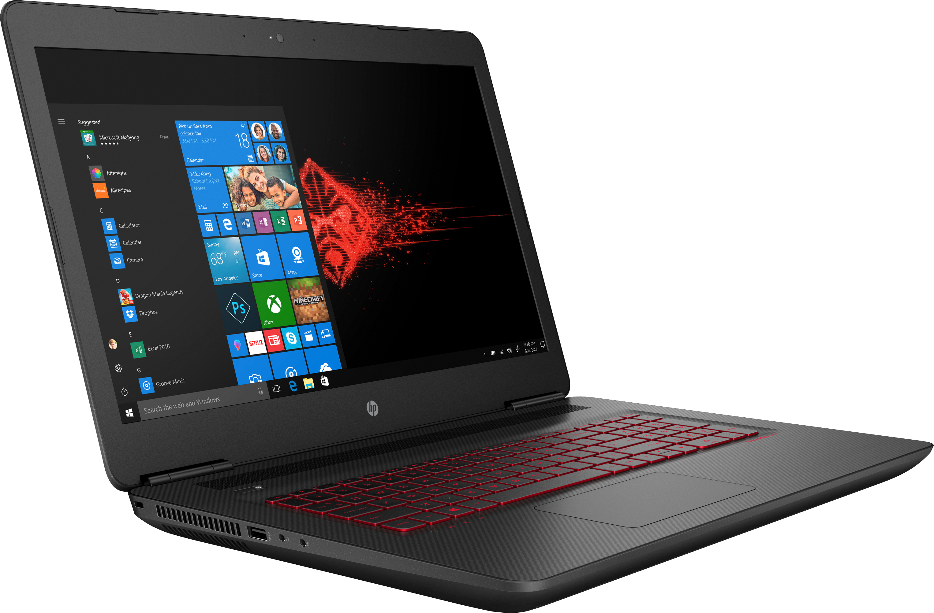 HP OMEN 17-w225ng - 17,3 Zoll - Intel® Core™ i7 i7-7700HQ - 16 GB - 1 TB - NVIDIA GeForce® GTX 1060 - Windows 10 Home (64 Bit)