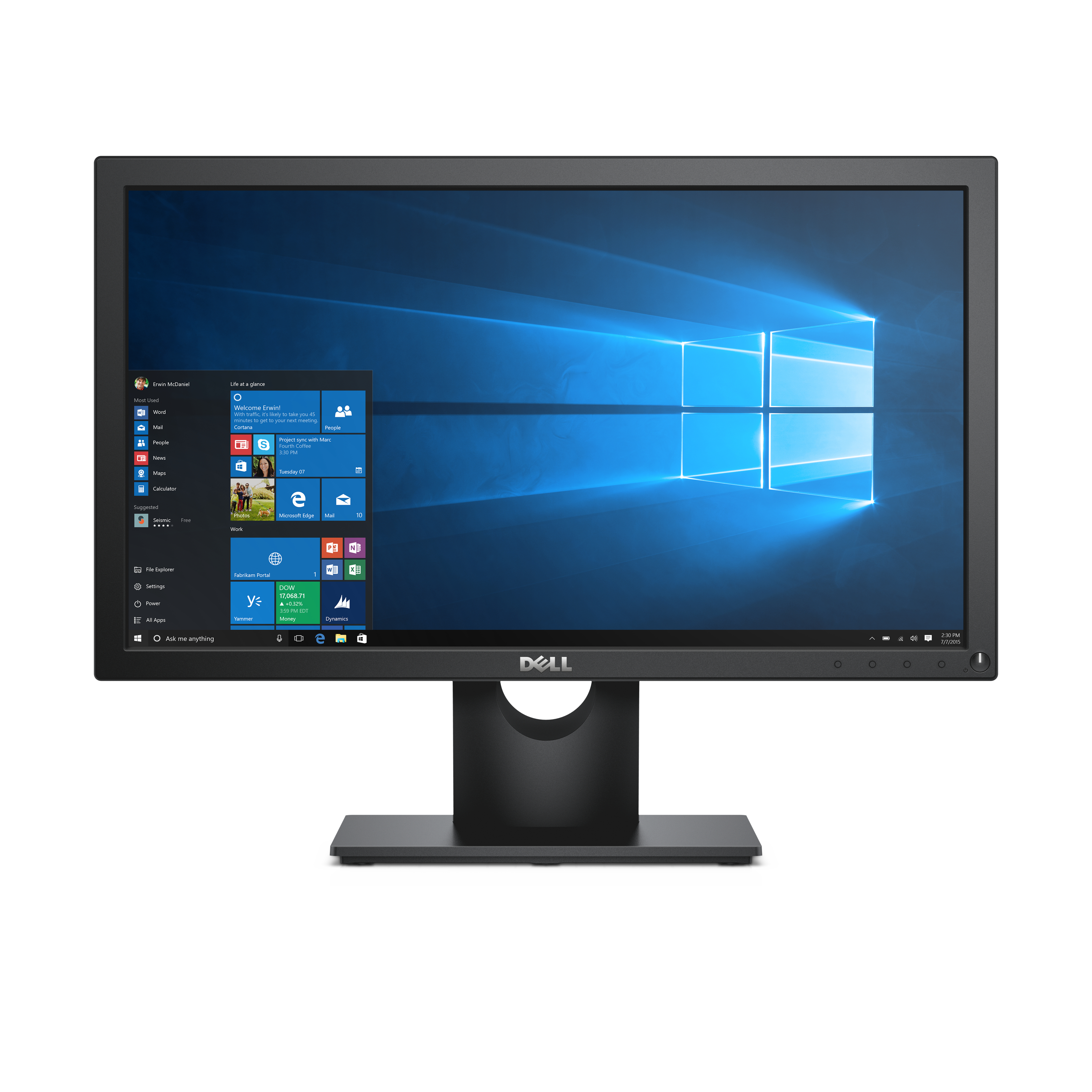 DELL - B2B E Series E2016HV 20 Zoll  HD+  Monitor  5 ms Reaktionszeit  
