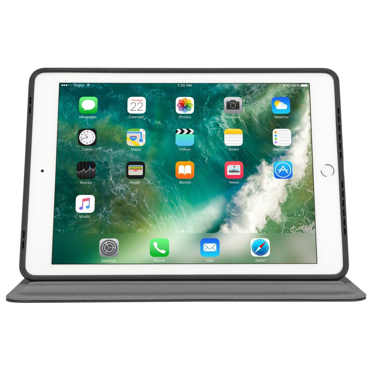 TARGUS VersaVu, Bookcover, Apple, iPad Air, iPad Air 2, iPad Pro, iPad (5. Generation), iPad (6. Generation), Schwarz