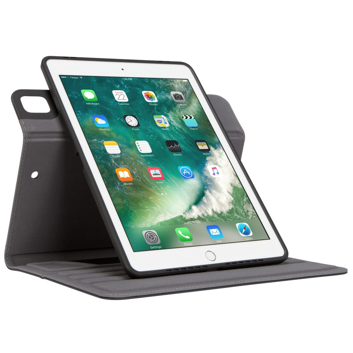 TARGUS VersaVu, Bookcover, Apple, iPad Air, iPad Air 2, iPad Pro, iPad (5. Generation), iPad (6. Generation), Schwarz
