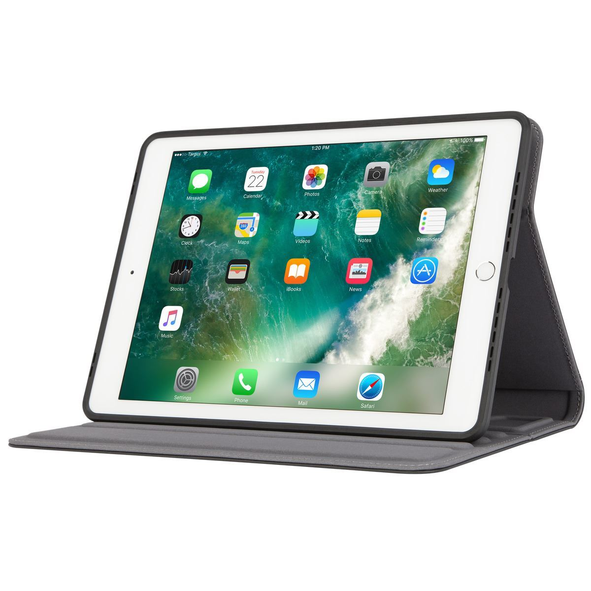 TARGUS VersaVu, Bookcover, Apple, iPad Air, iPad Air 2, iPad Pro, iPad (5. Generation), iPad (6. Generation), Schwarz