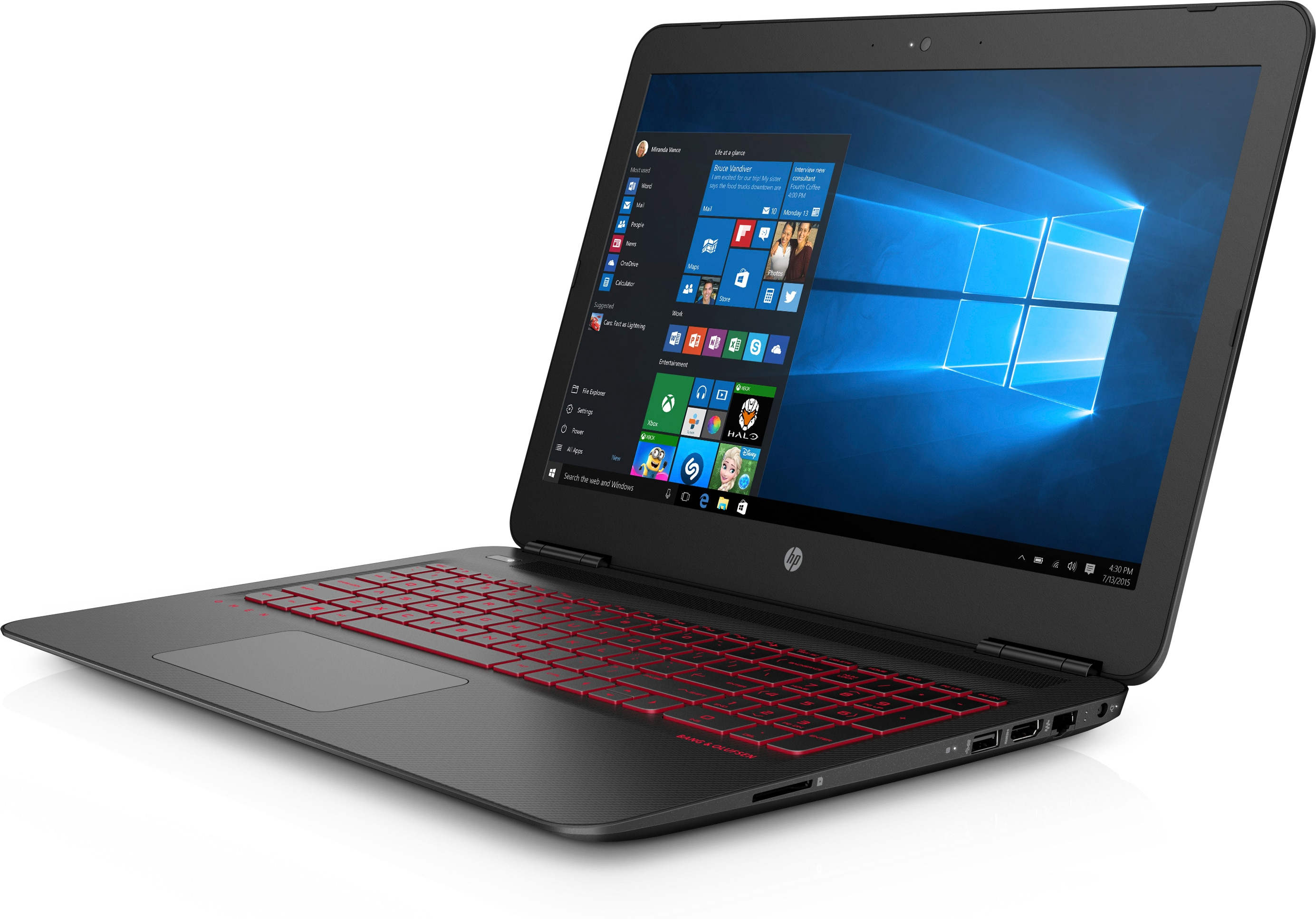 HP OMEN 15-ax211ng - 15,6 Zoll - Intel® Core™ i7 i7-7700HQ - 8 GB - 1 TB - NVIDIA GeForce® GTX 1050 - Windows 10 Home (64 Bit)