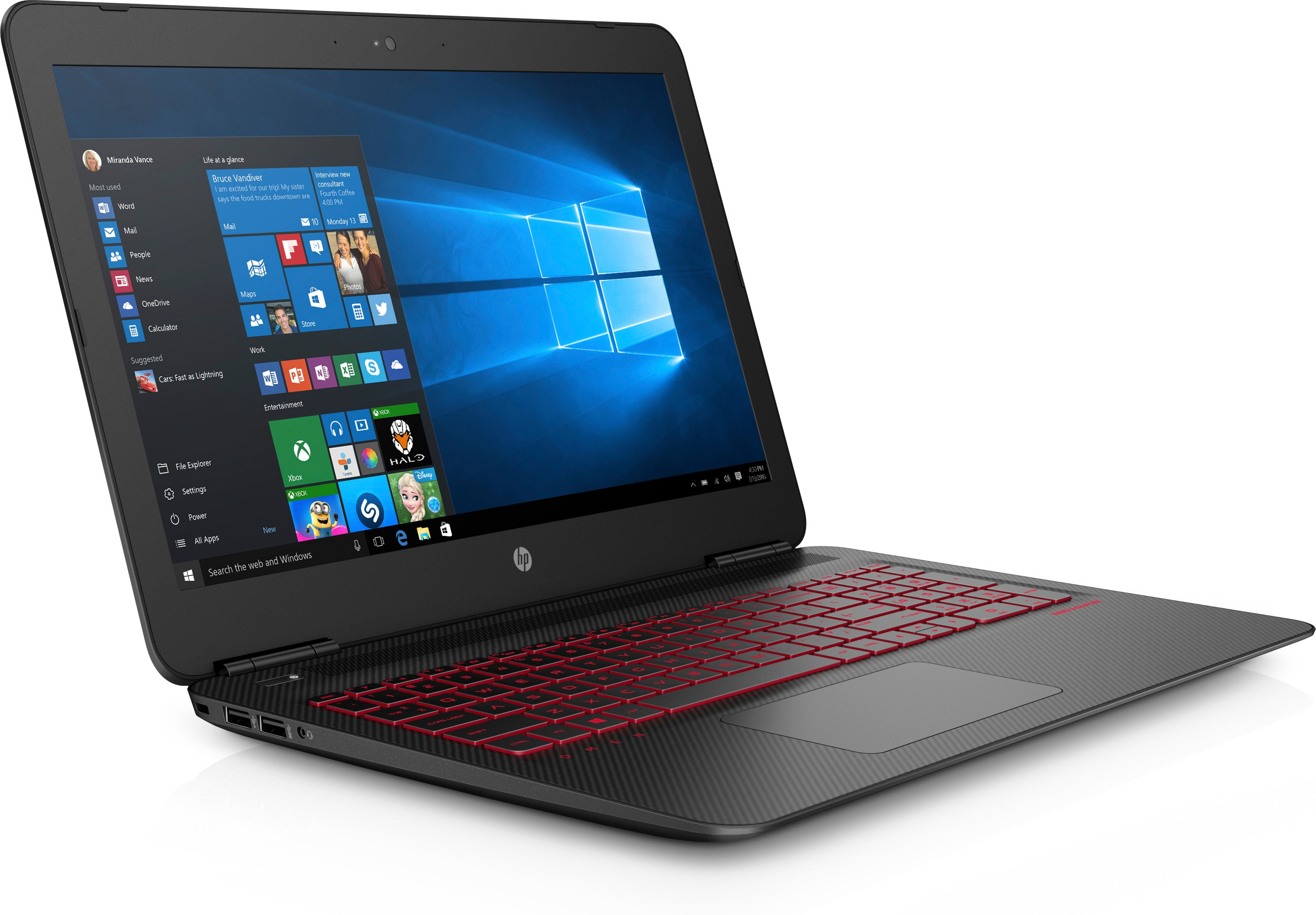 HP OMEN 15-ax211ng - 15,6 Zoll - Intel® Core™ i7 i7-7700HQ - 8 GB - 1 TB - NVIDIA GeForce® GTX 1050 - Windows 10 Home (64 Bit)