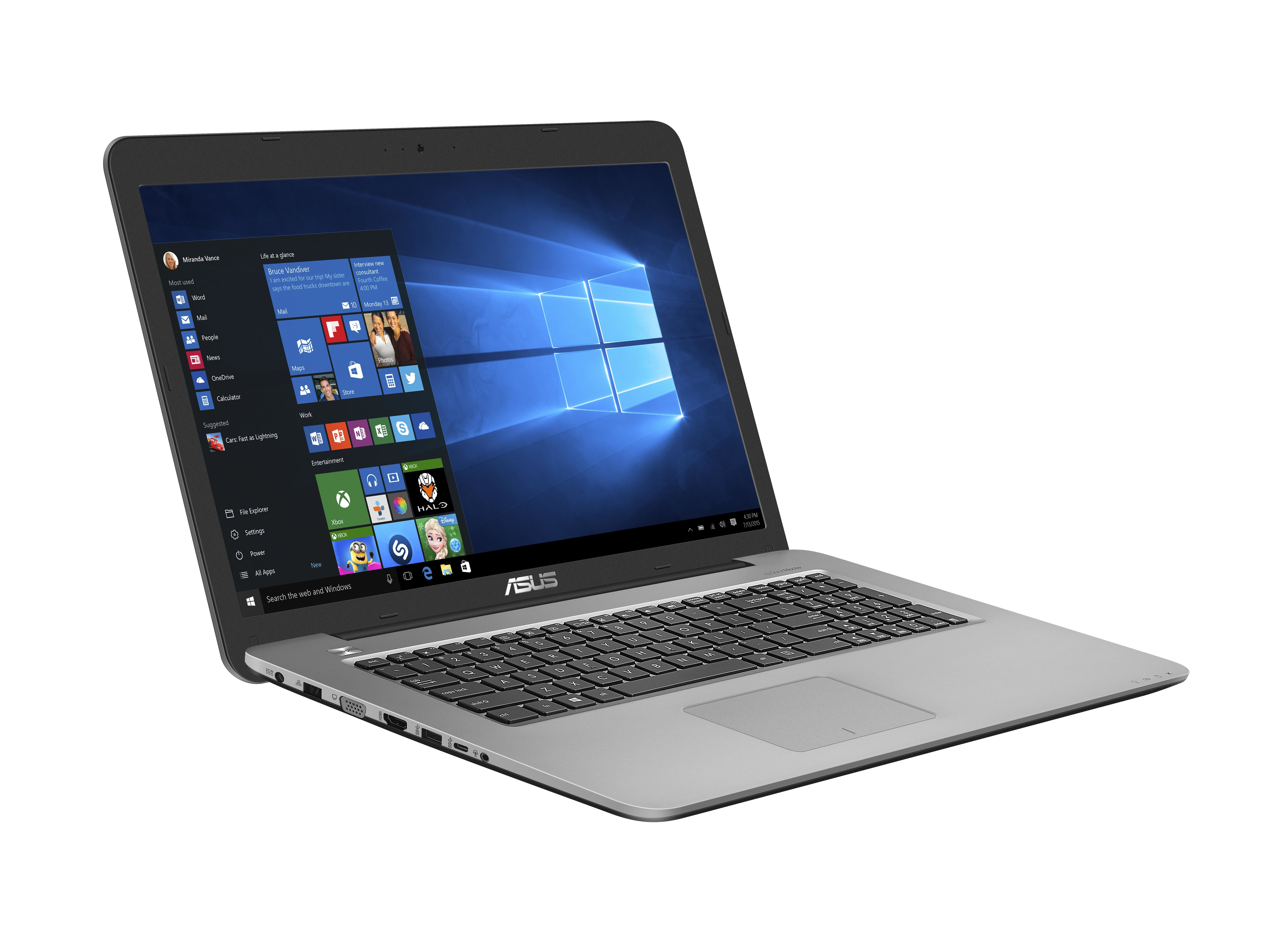 ASUS R753UW-T4078T - 17,3 Zoll - Intel® Core™ i5 i5-7200U - 8 GB - 1 TB - NVIDIA GeForce® GTX 960 - Windows 10 Home (64 Bit)