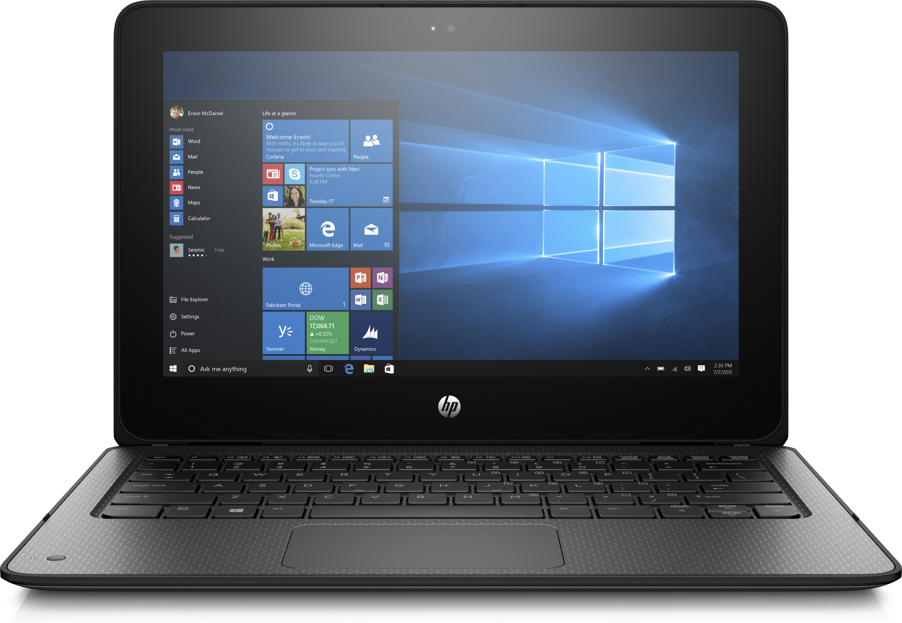 HP - B2B ProBook x360 11 G1 EE Notebook-PC - 11,6 Zoll - Intel® Pentium® N4200 - 4 GB - 256 GB