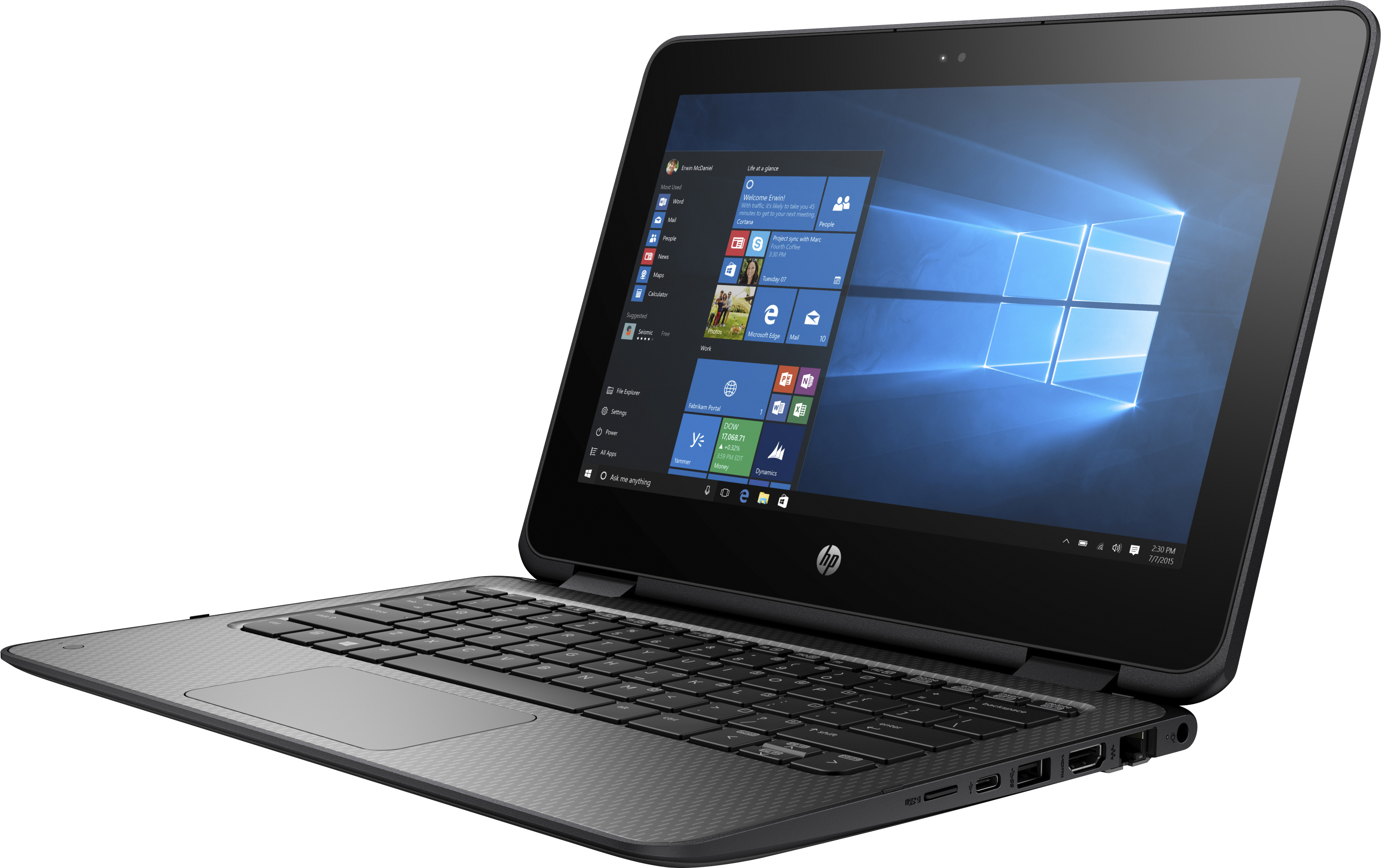 HP - B2B ProBook x360 11 G1 EE Notebook-PC - 11,6 Zoll - Intel® Pentium® N4200 - 4 GB - 256 GB