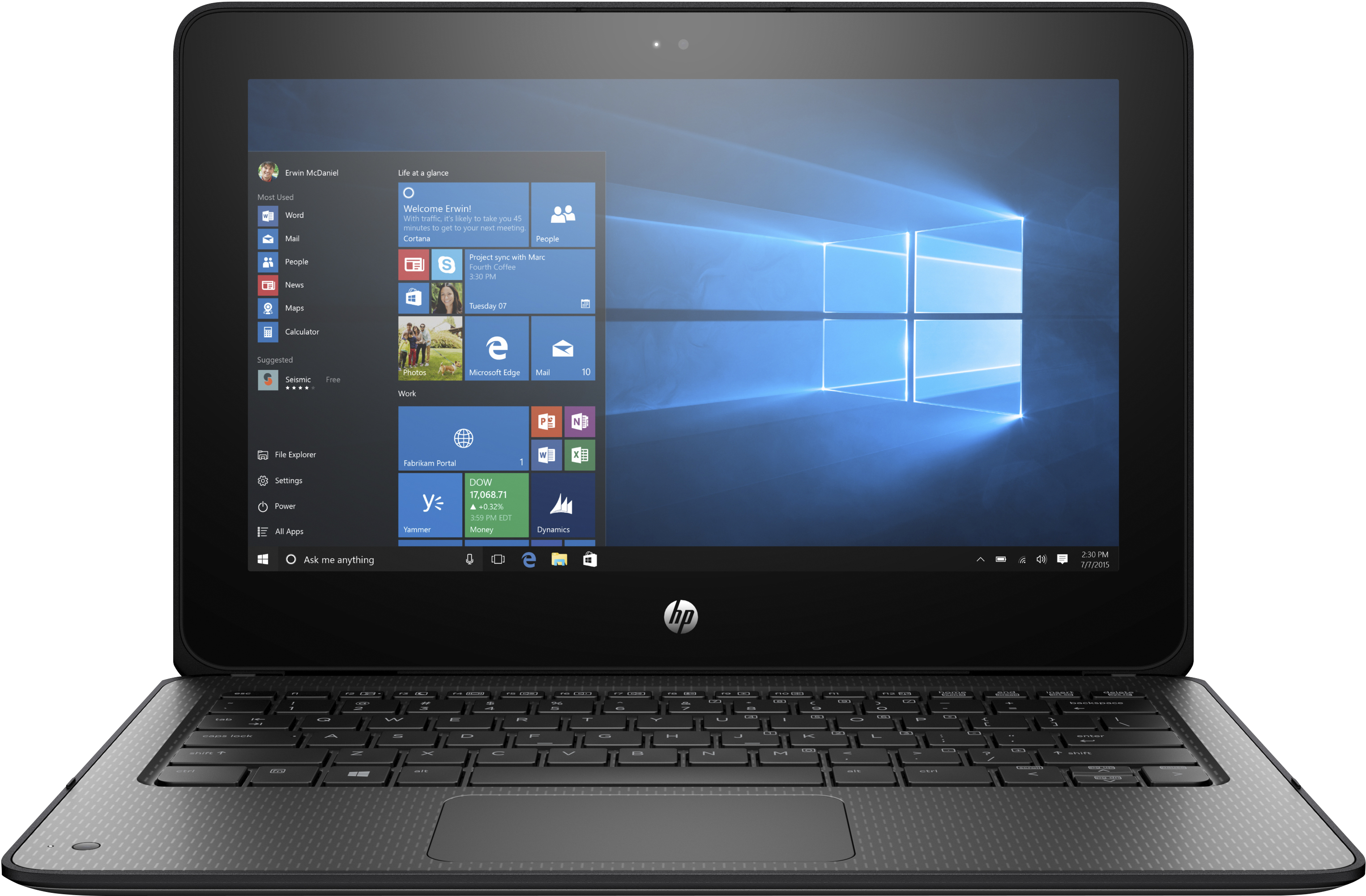 HP - B2B ProBook x360 11 G1 EE Notebook-PC - 11,6 Zoll - Intel® Pentium® N4200 - 4 GB - 256 GB