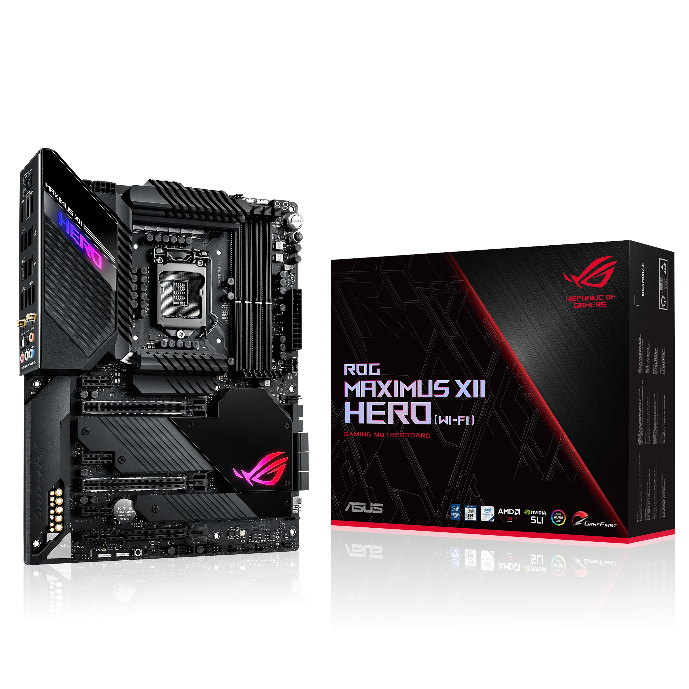 ASUS ROG MAXIMUS XII HERO WIFI Mainboard Schwarz