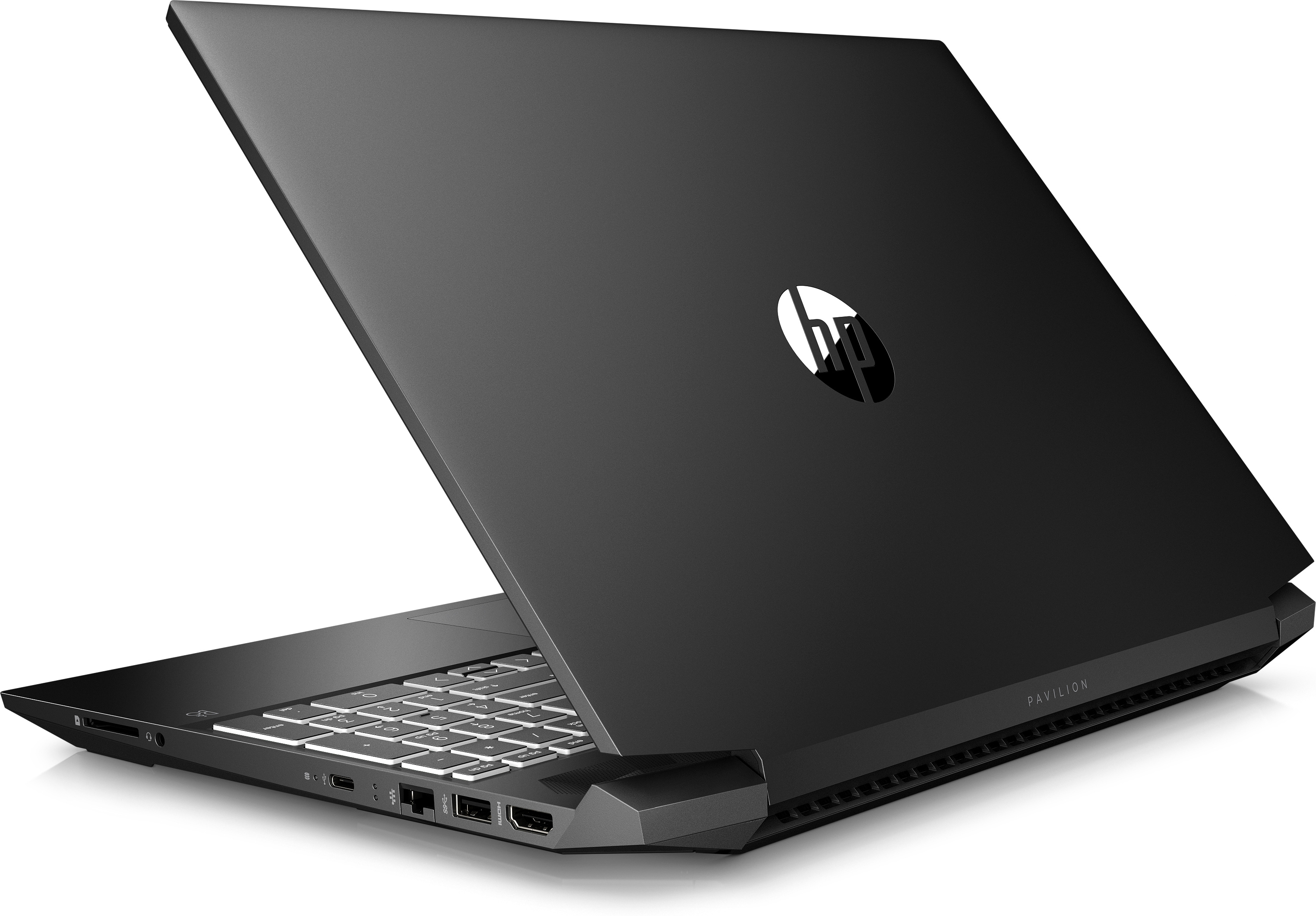 HP Pavilion 15-ec1300ng, Gaming Notebook 15,6 RAM, GB Schwarz Zoll GB Prozessor, 5 mit Display, AMD 8 1050, SSD, GeForce® GTX 512 Ryzen™