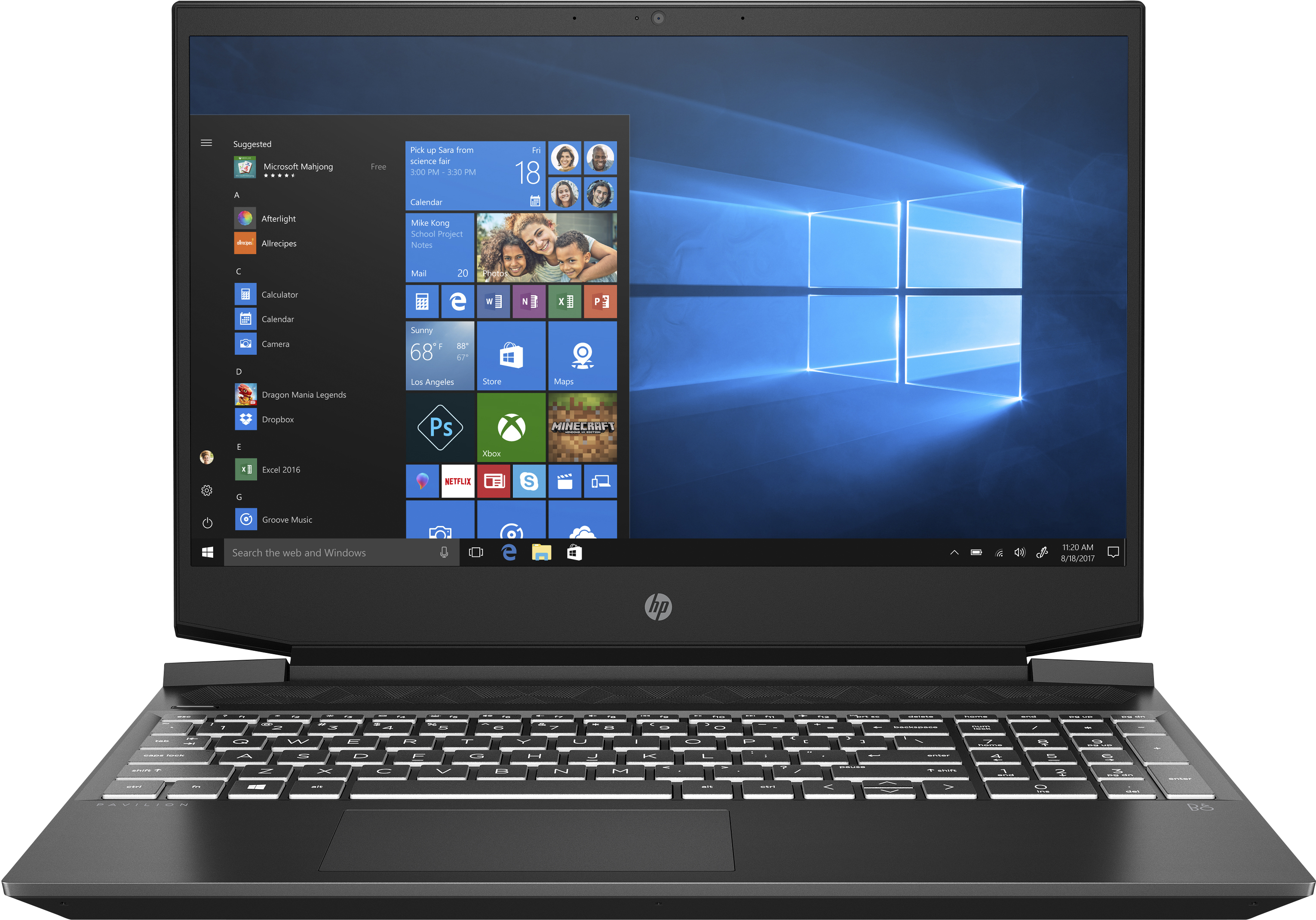 HP Pavilion 15-ec1300ng - 15,6 Zoll - AMD Ryzen™ 5 4600H - 8 GB - 512 GB - NVIDIA GeForce® GTX 1050 - Windows 10 Home (64 Bit)