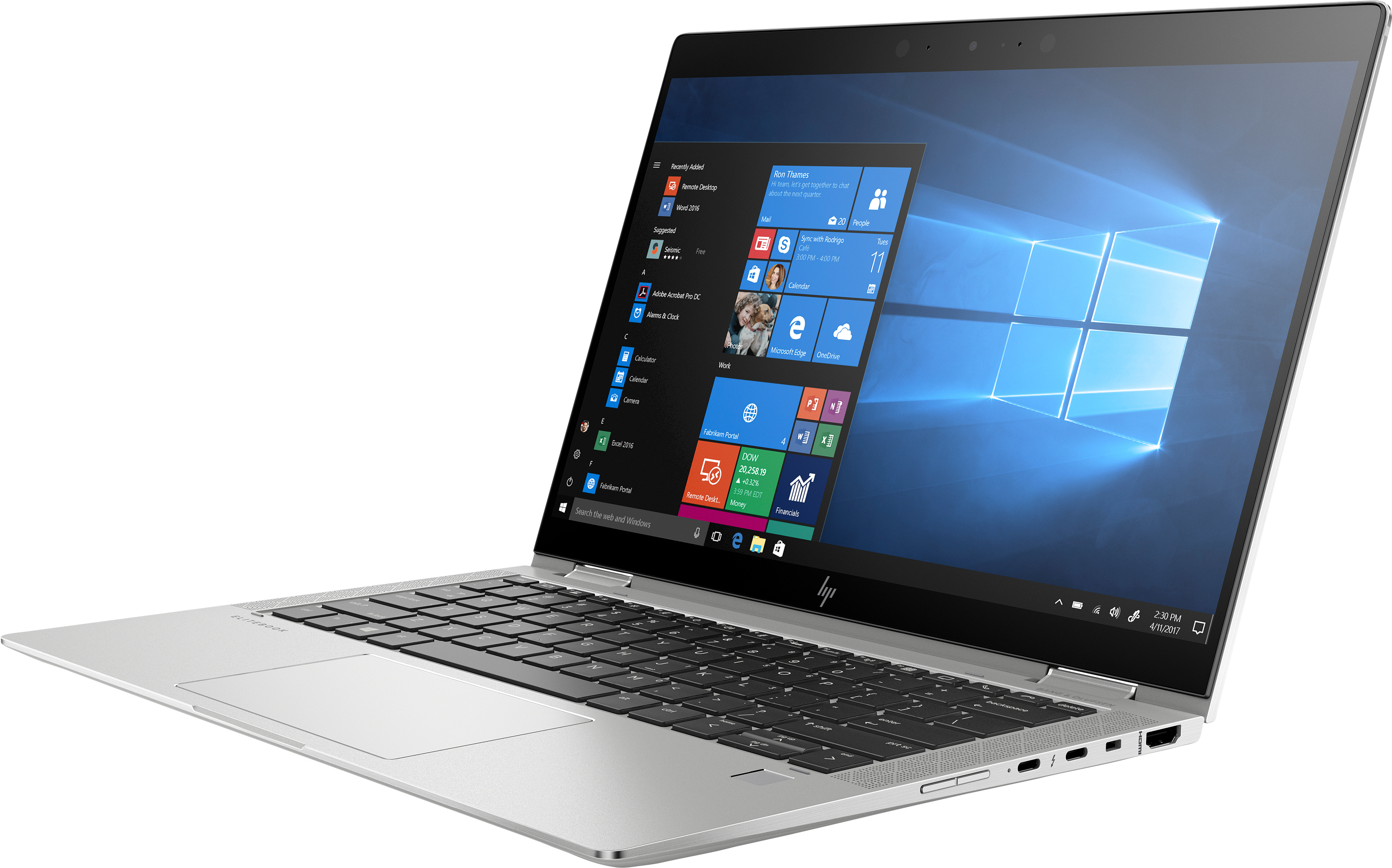 HP - B2B EliteBook x360 1030 G4 - 13,3 Zoll - Intel® Core™ i5 i5-8265U - 16 GB - 512 GB - Intel® UHD 620 - Windows 10 Pro (64 Bit)