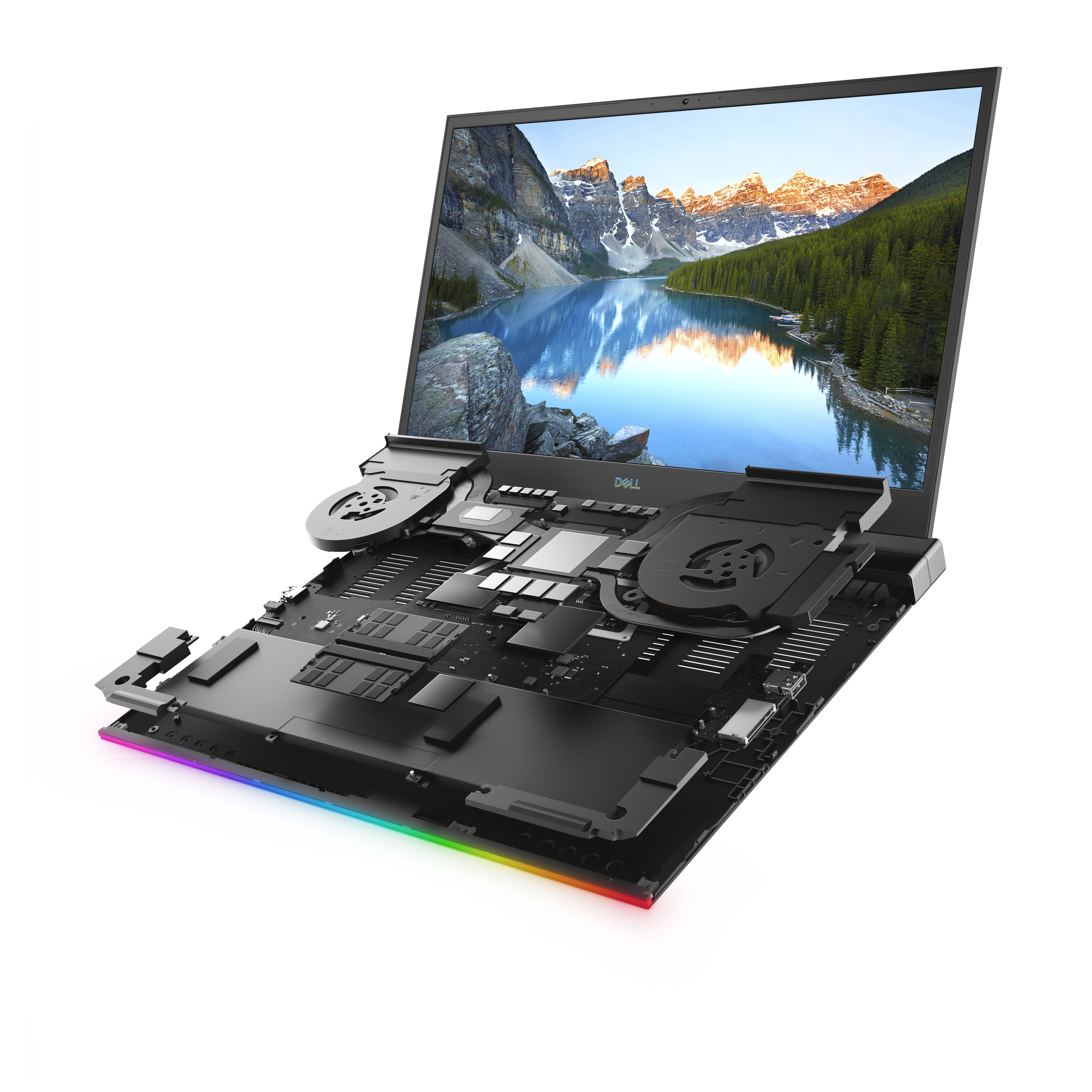 G7 17,3 Notebook DELL RTX™ Zoll 1 Prozessor, SSD, 16 7700, 2060, Display, GB i7 Schwarz/Grau GeForce TB mit Gaming Core™ RAM, Intel®