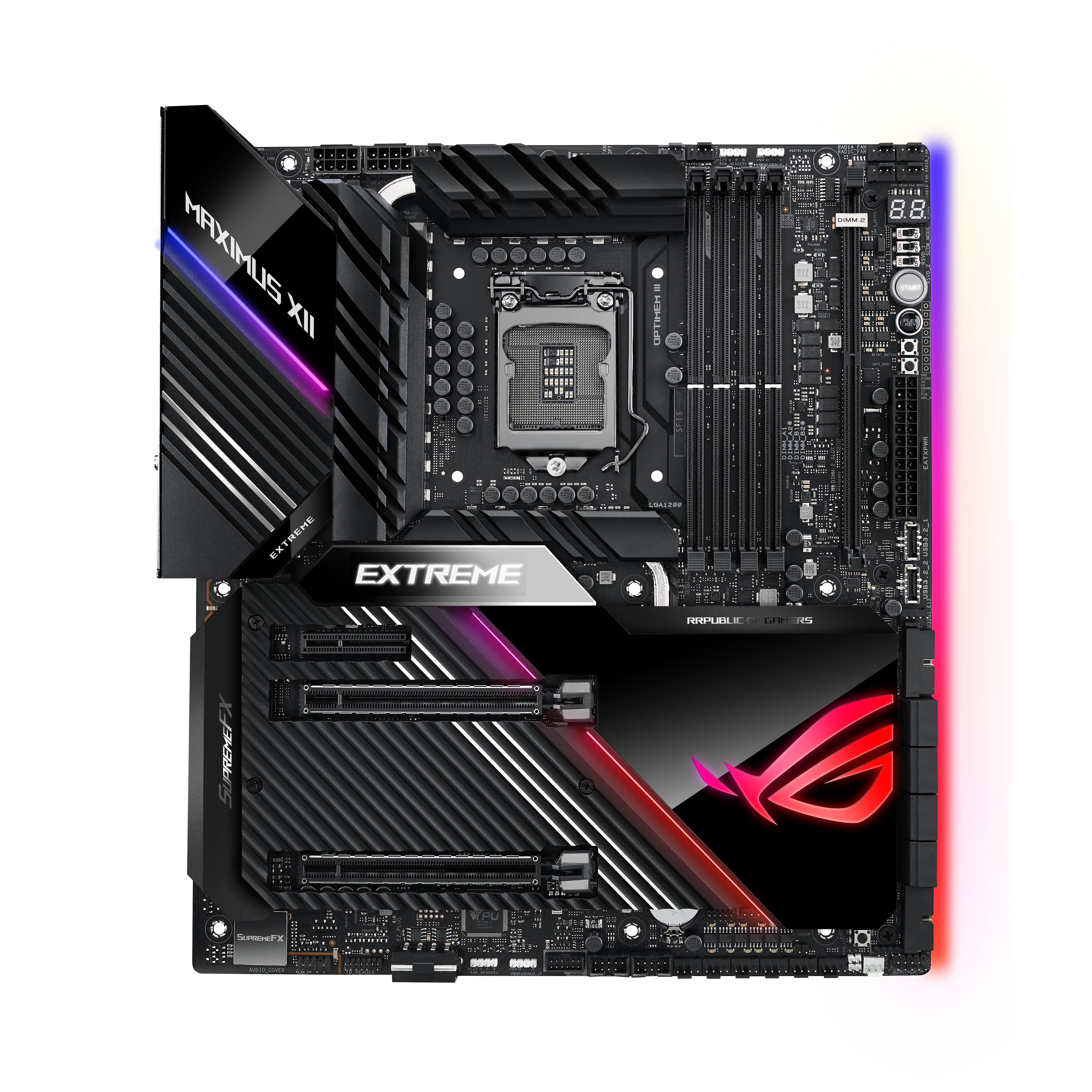 ASUS ROG MAXIMUS XII EXTREME Z490 Mainboard Schwarz