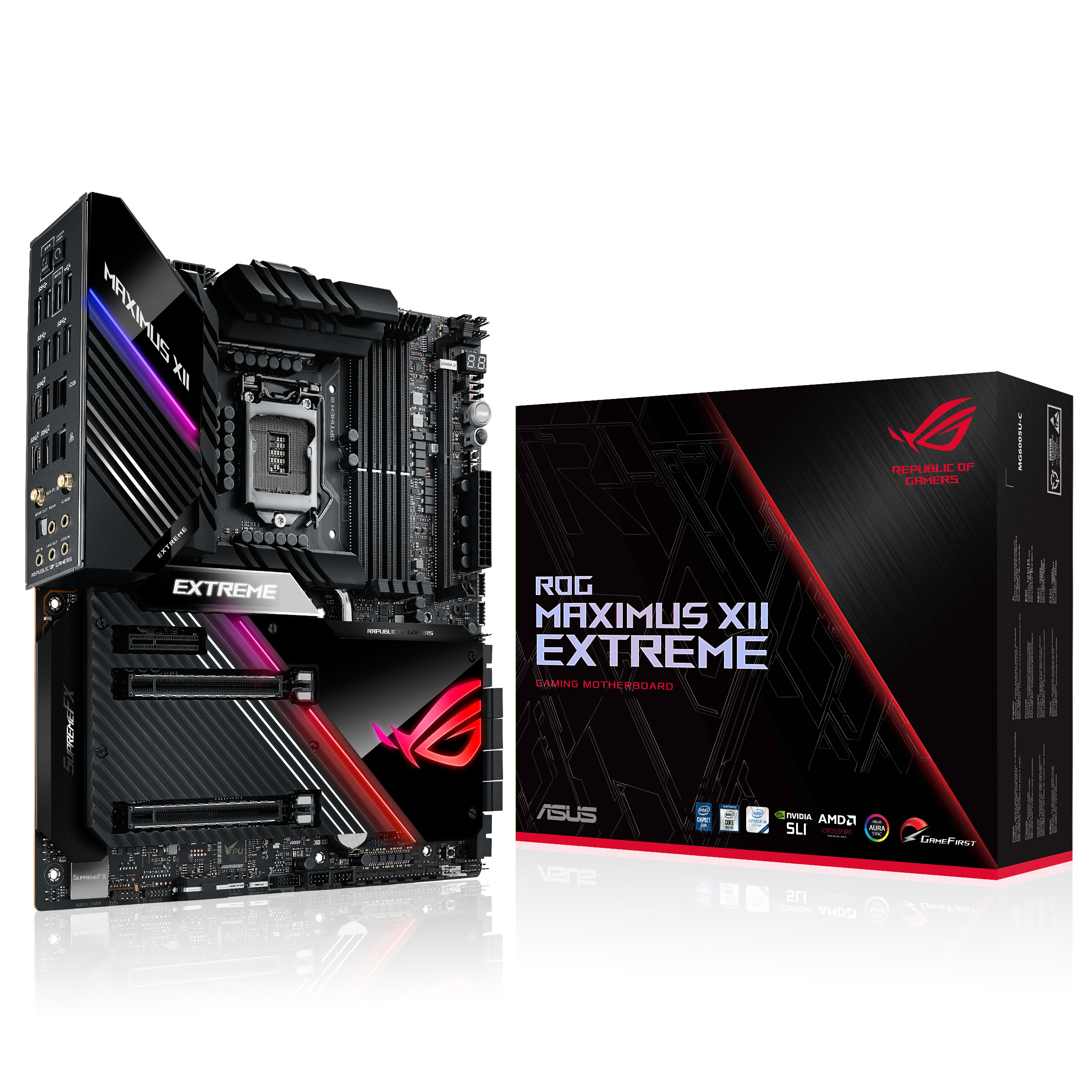 ASUS ROG MAXIMUS XII EXTREME Z490 Mainboard Schwarz