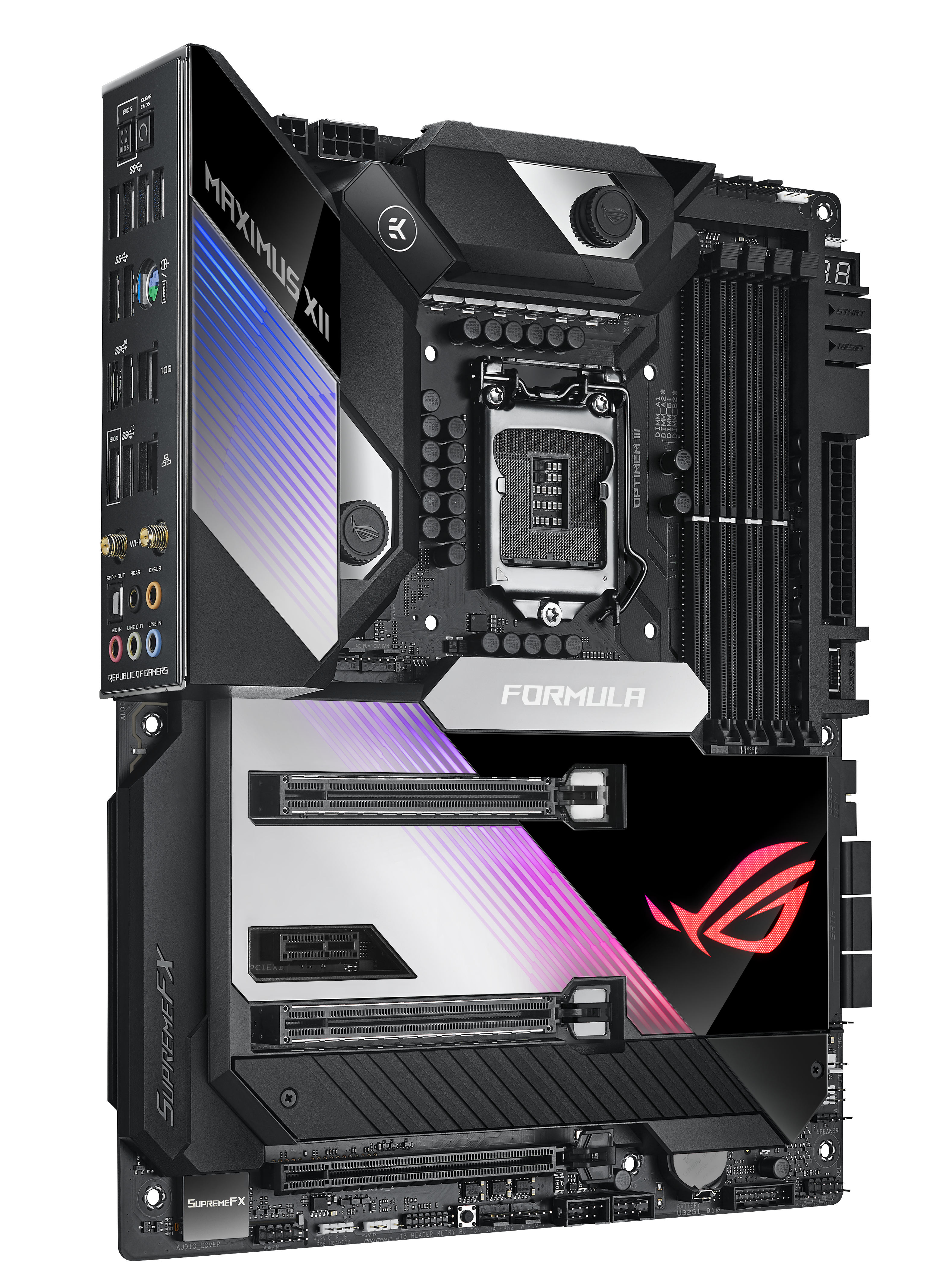 ASUS ROG MAXIMUS XII FORMULA Z490 Mainboard Schwarz