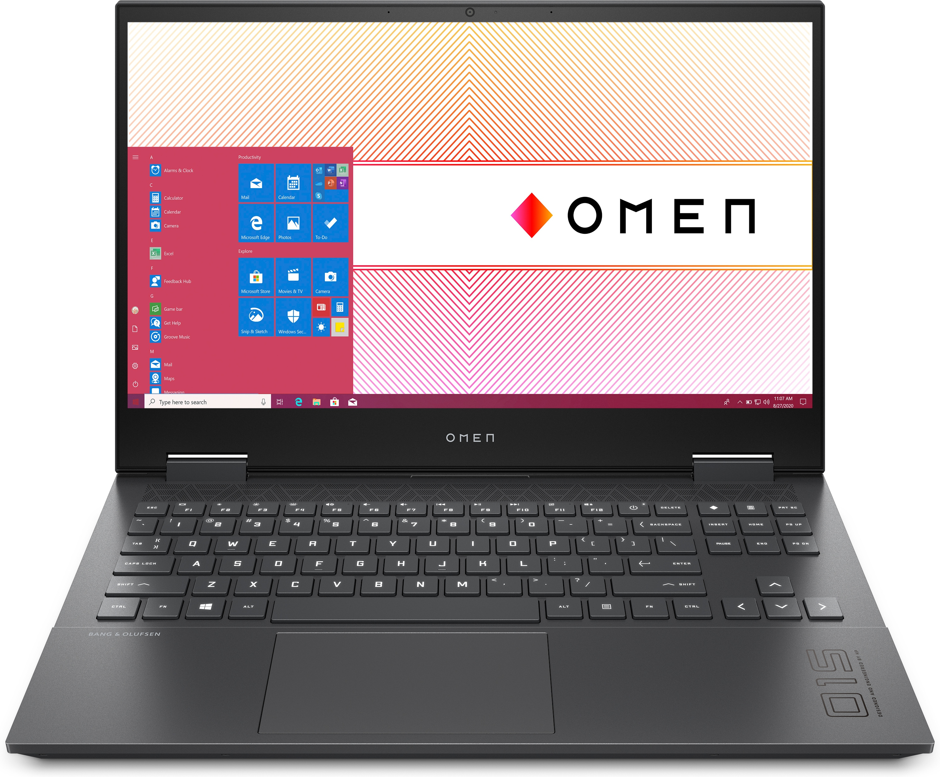 HP OMEN 15-en0300ng - 15,6 Zoll - AMD Ryzen™ 7 4800H - 8 GB - 512 GB - NVIDIA GeForce RTX™ 2060 - Windows 10 Home (64 Bit)